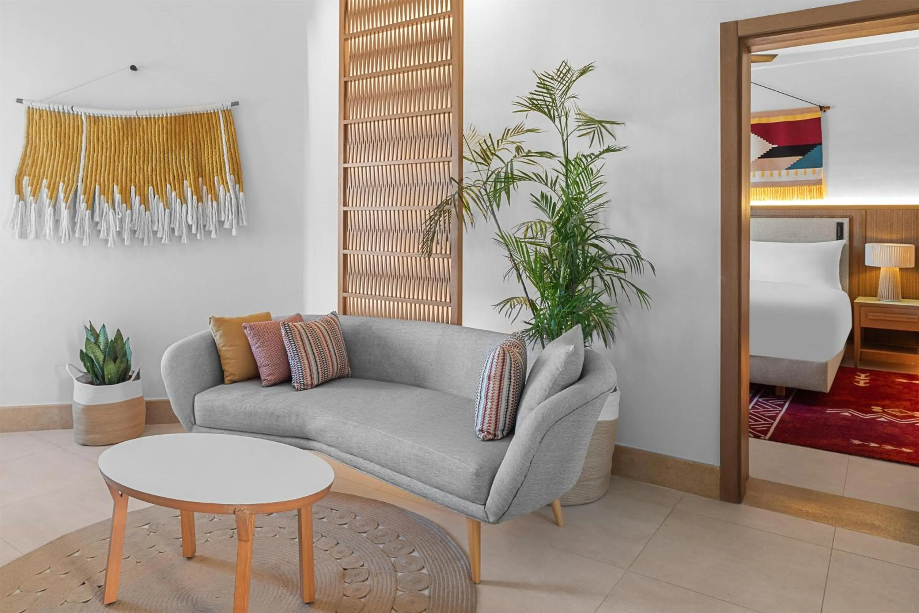 Bed in DoubleTree by Hilton Sharks Bay Resort