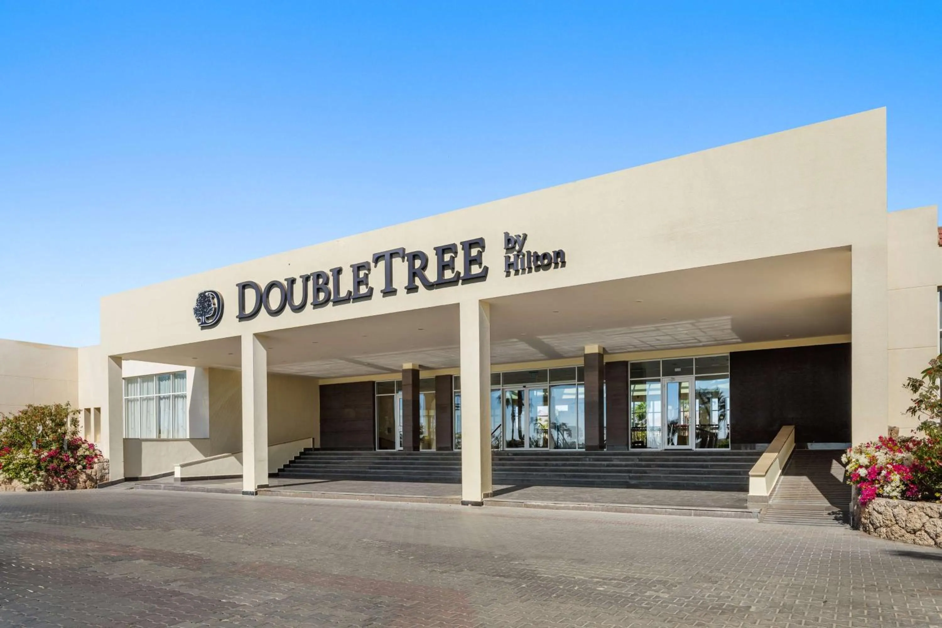 Property building in DoubleTree by Hilton Sharks Bay Resort