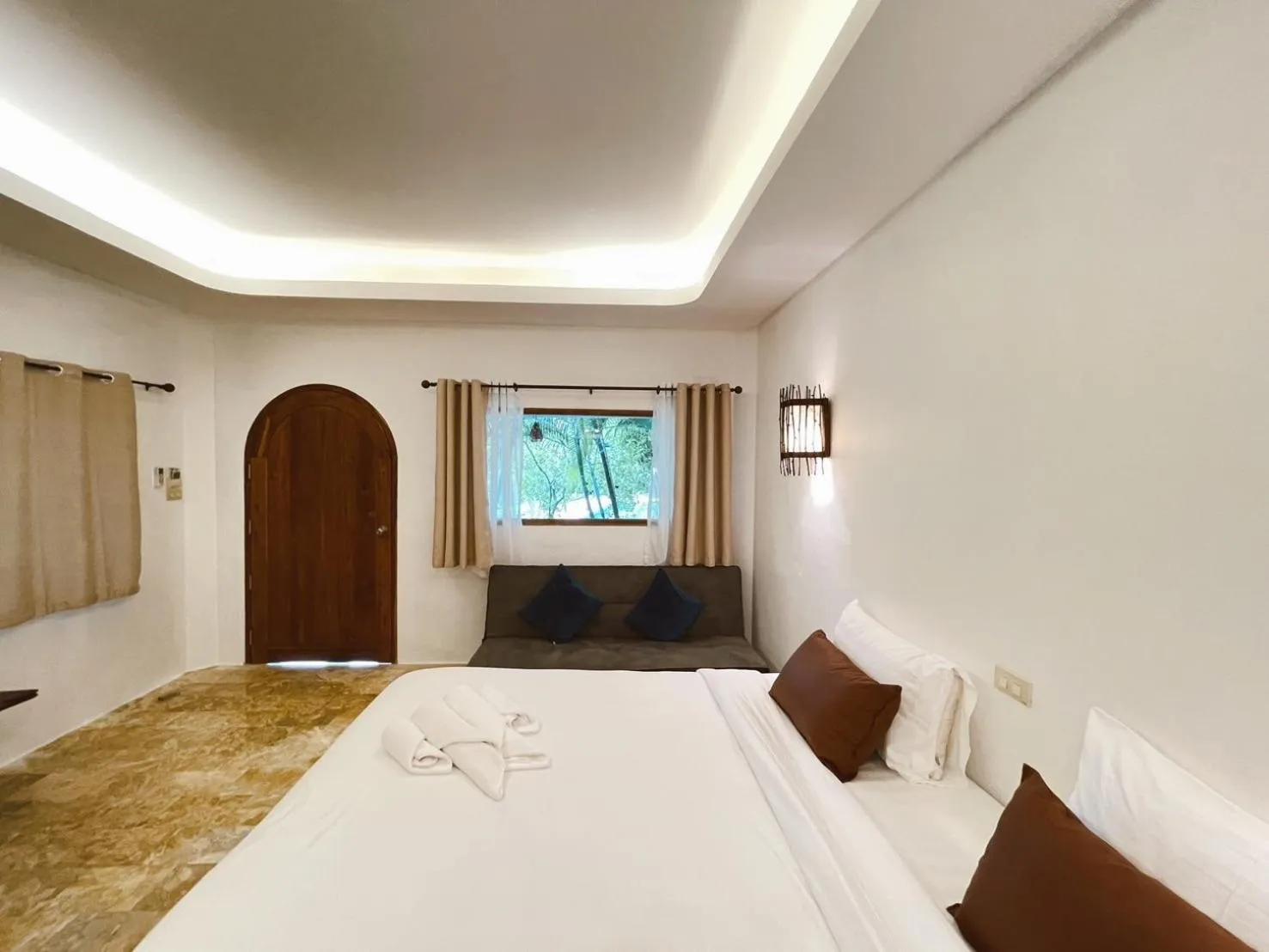 Bed in The Hub Erawan Resort