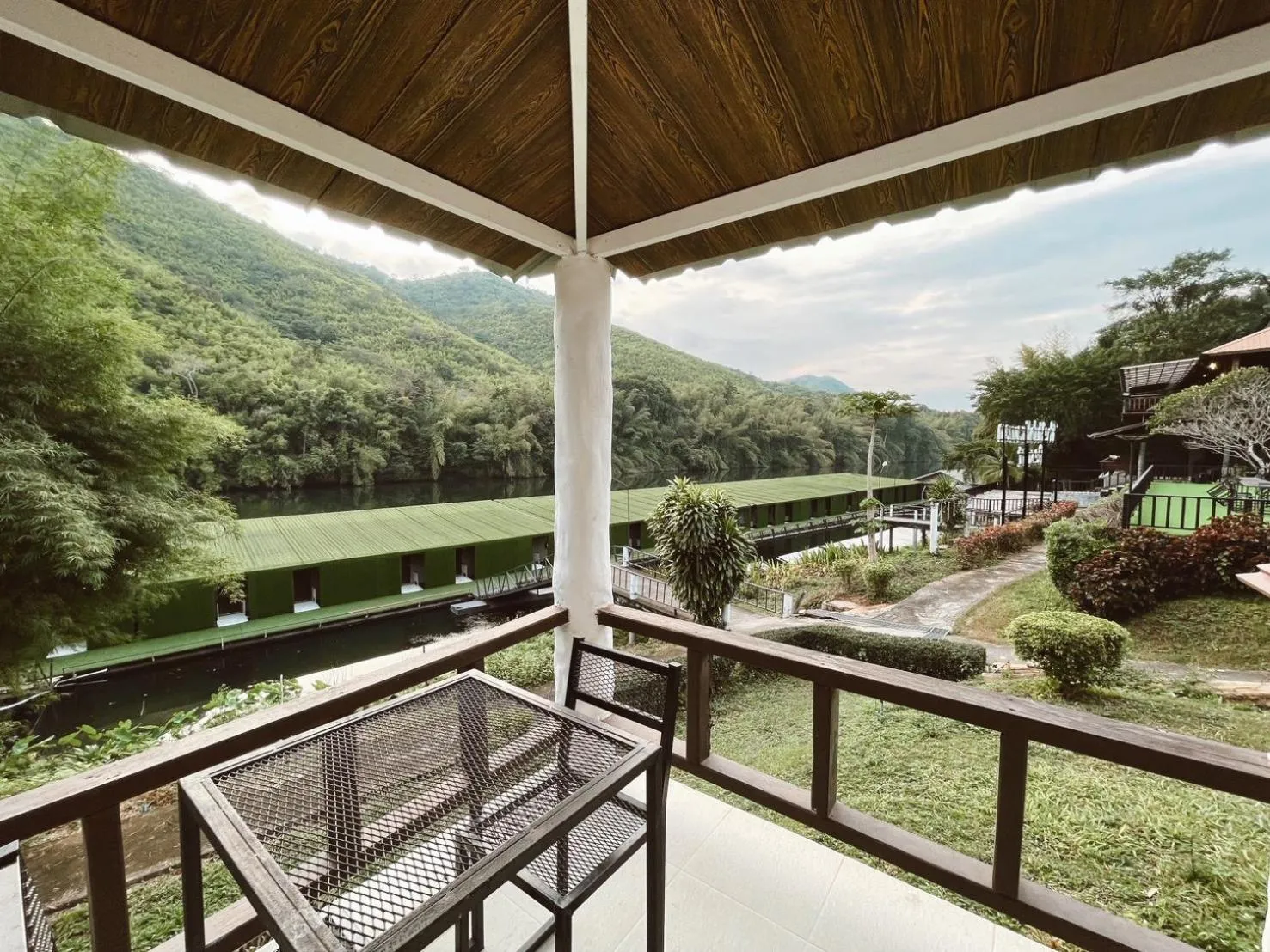 Garden view in The Hub Erawan Resort