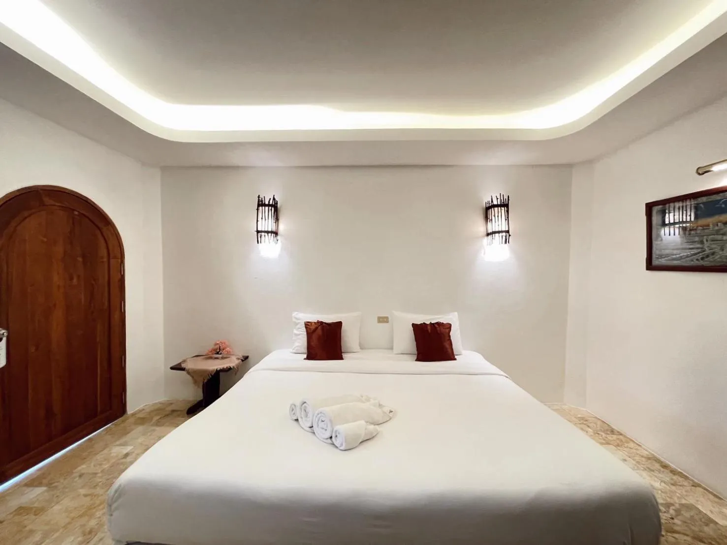 Bed in The Hub Erawan Resort