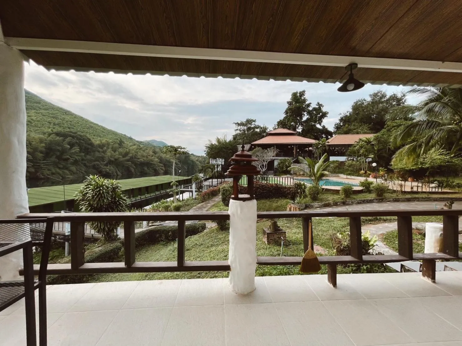 Garden view in The Hub Erawan Resort