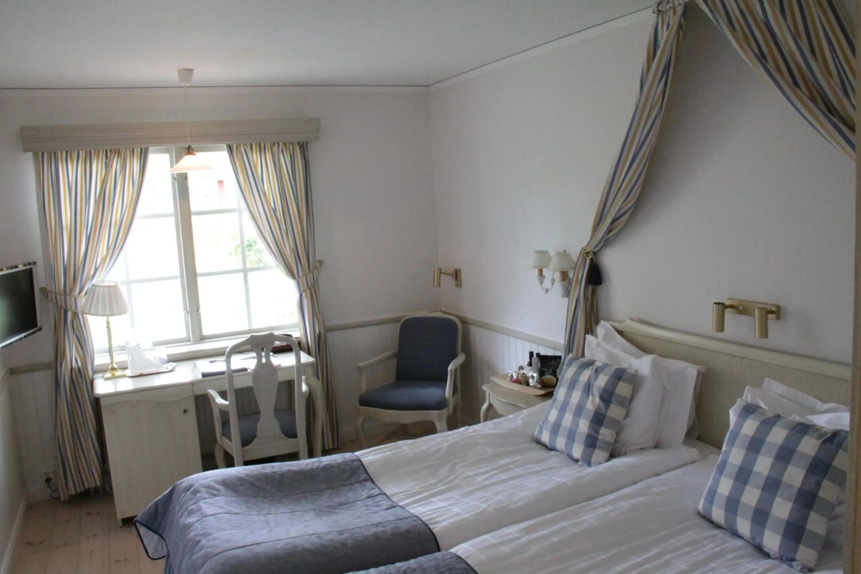 Bed in Åkerblads Hotell Gästgiveri Spa