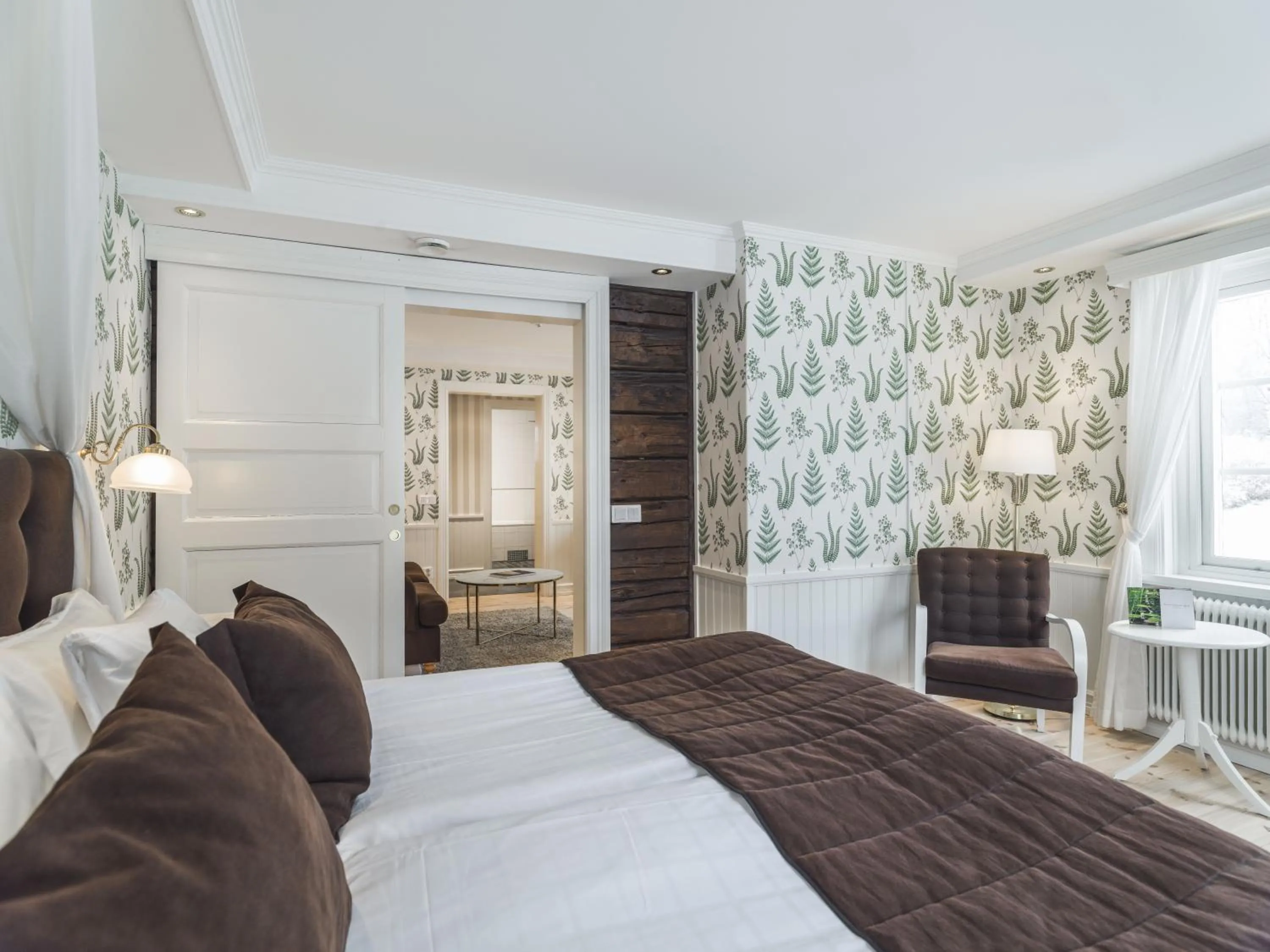 Bed in Åkerblads Hotell Gästgiveri Spa