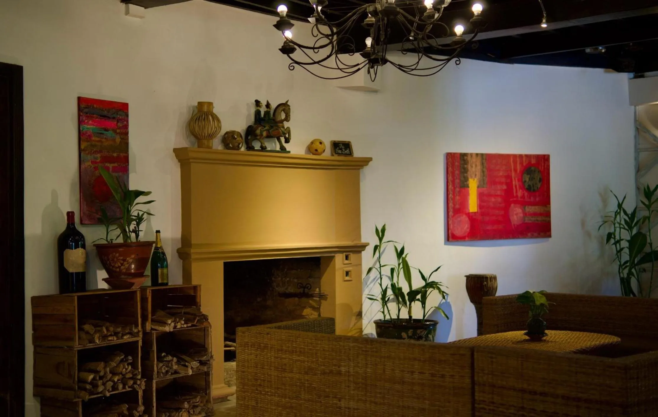 Seating area in ViewPoint Ecolodge