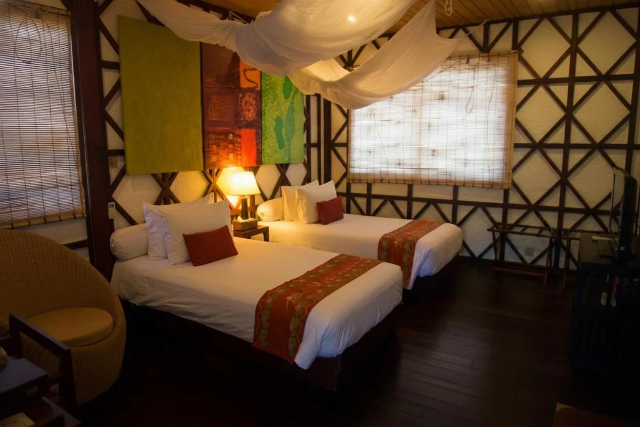 Bed in ViewPoint Ecolodge