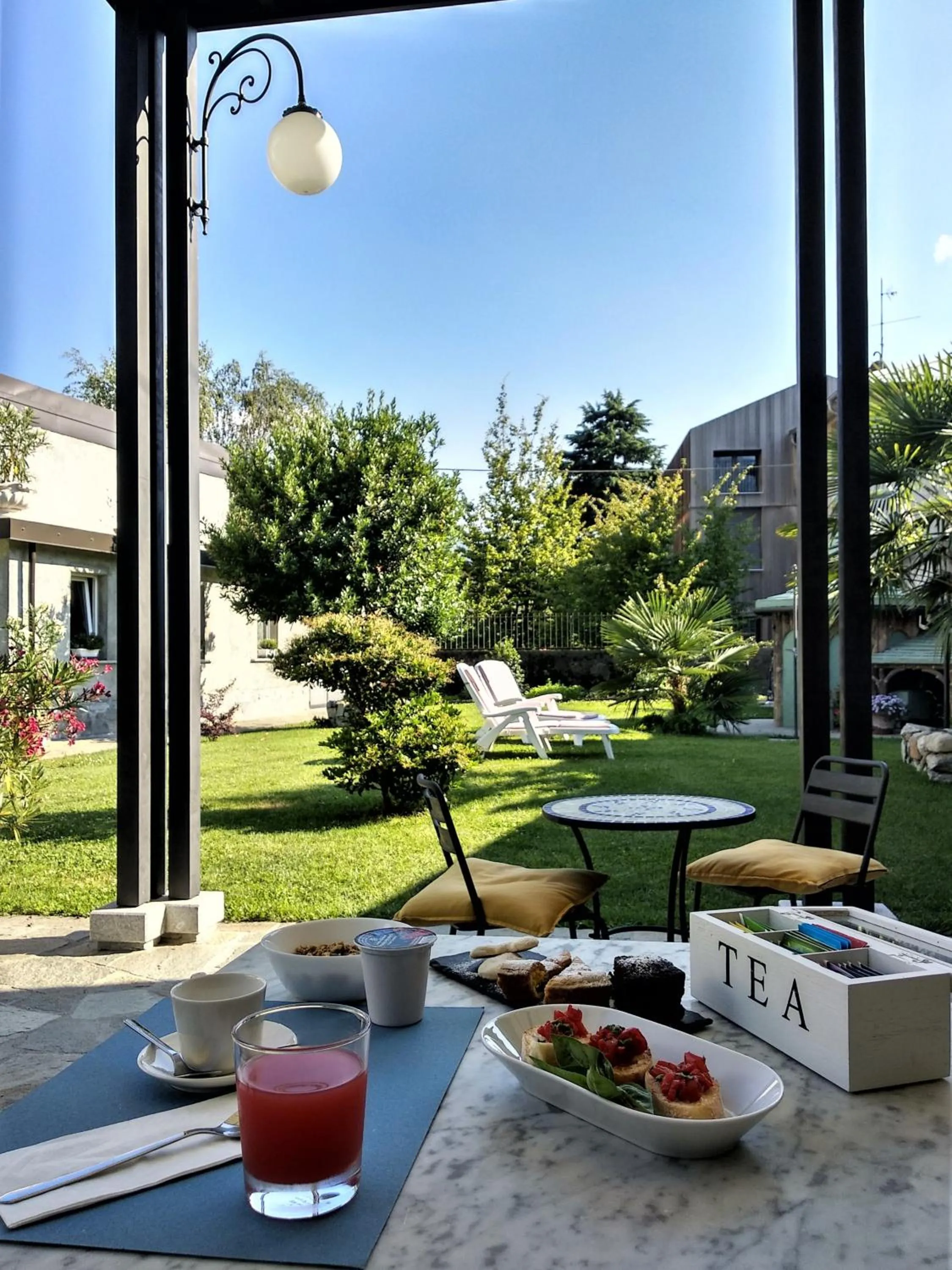 Garden view in Residenza Laurum