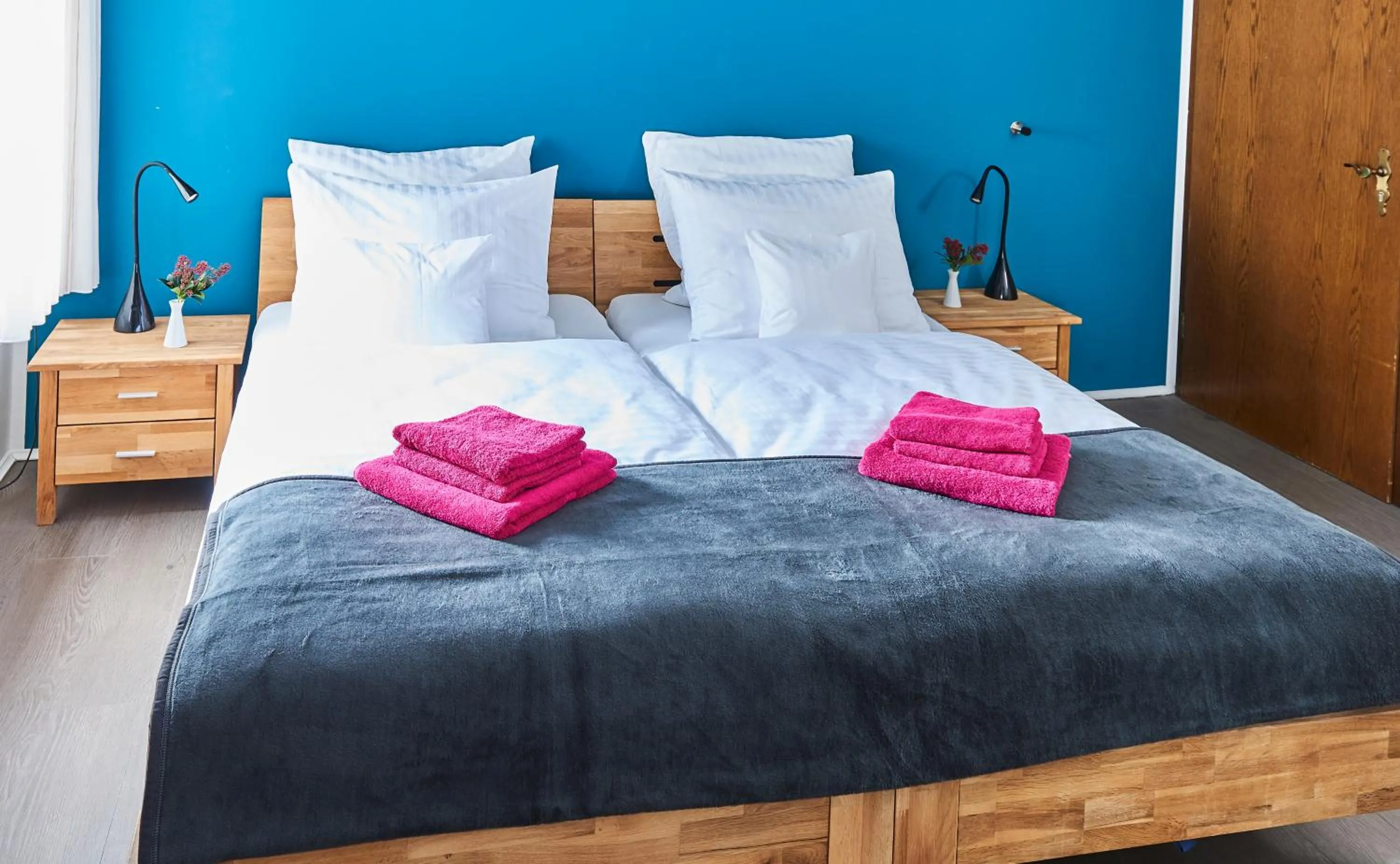 Bed in SCHLAFGUT! HOTEL-WILL.ICH Garni