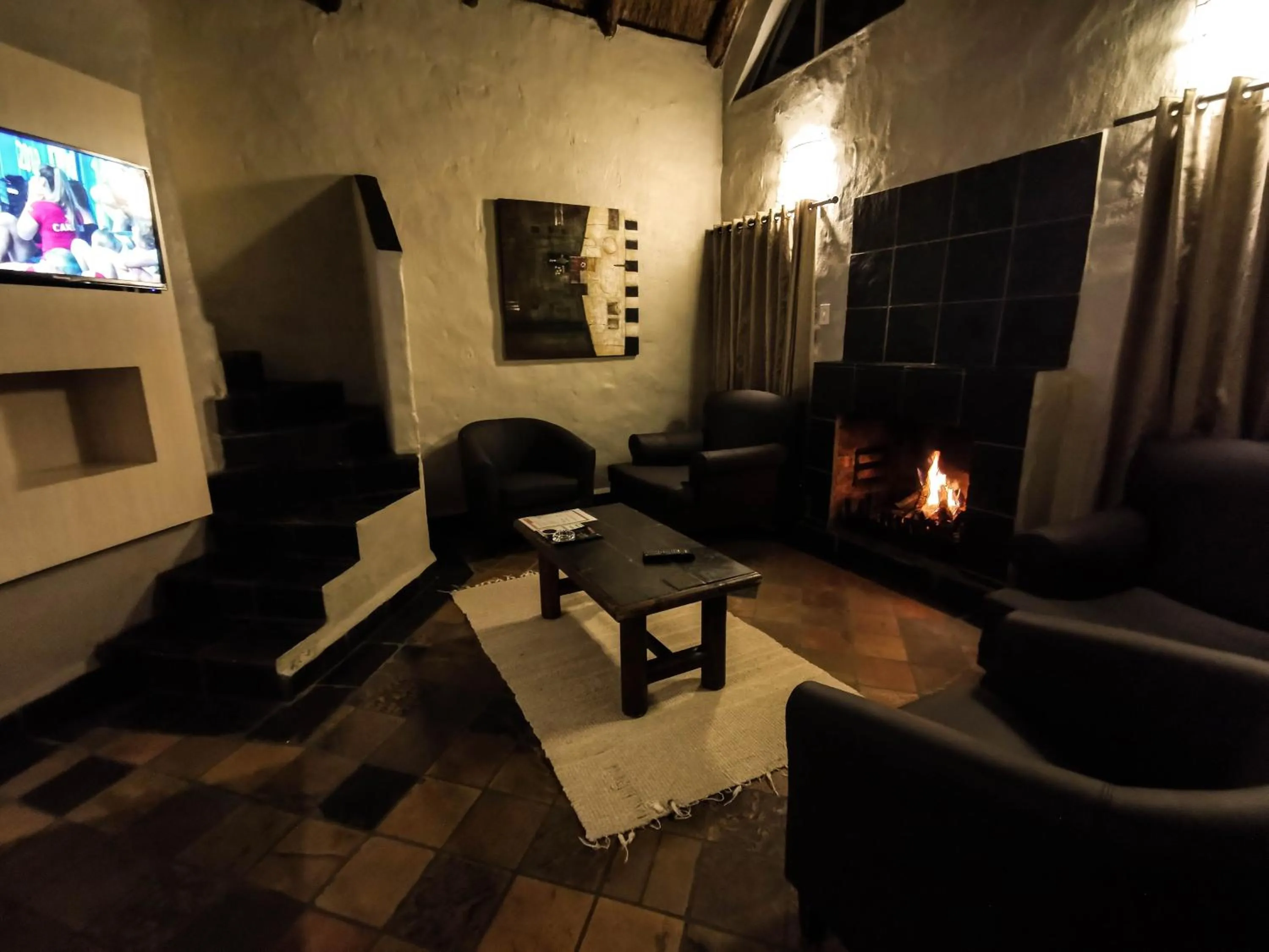 Living room in Umuzi Lodge