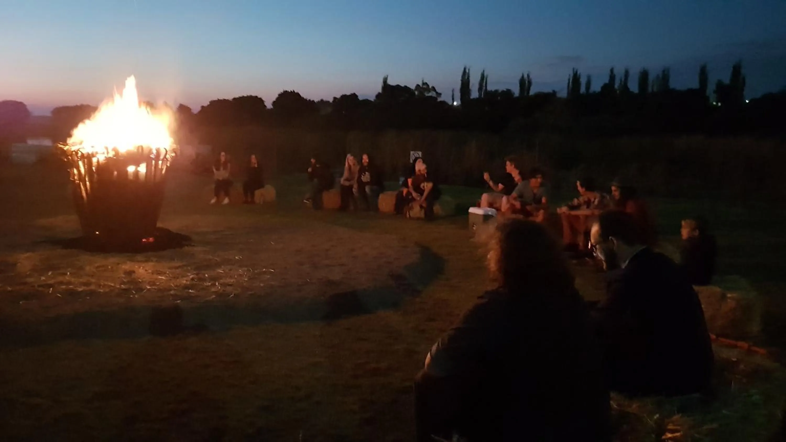 Evening entertainment in Umuzi Lodge