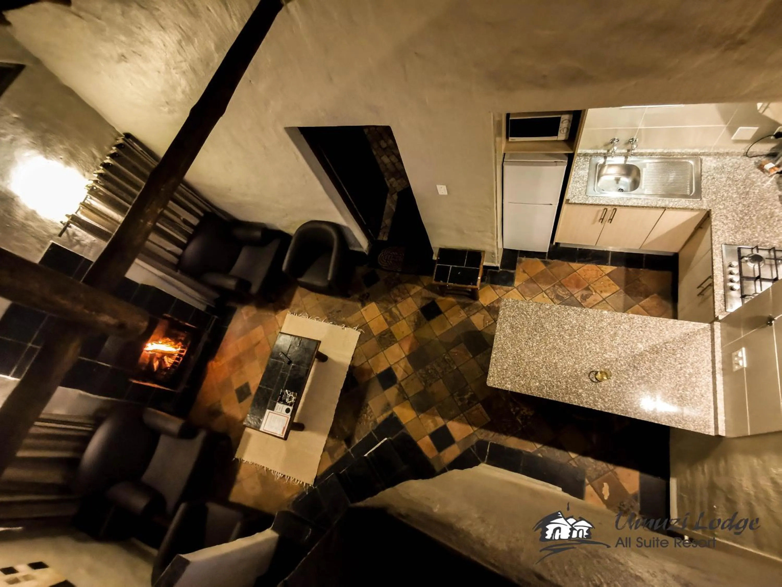 Bird's eye view in Umuzi Lodge