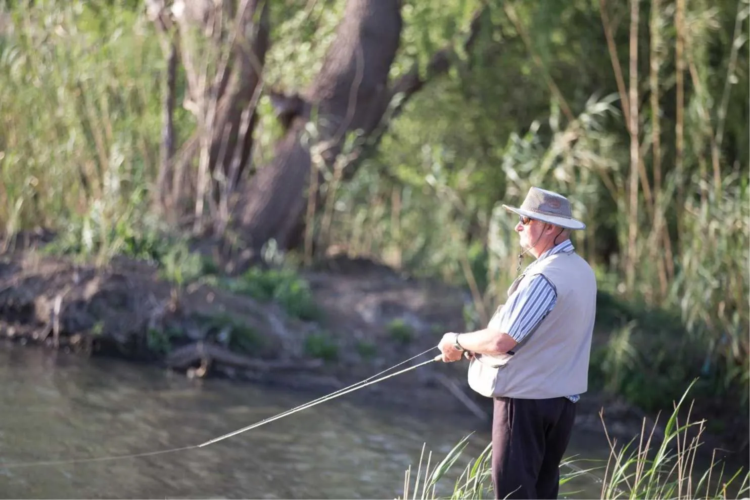 Fishing in Umuzi Lodge