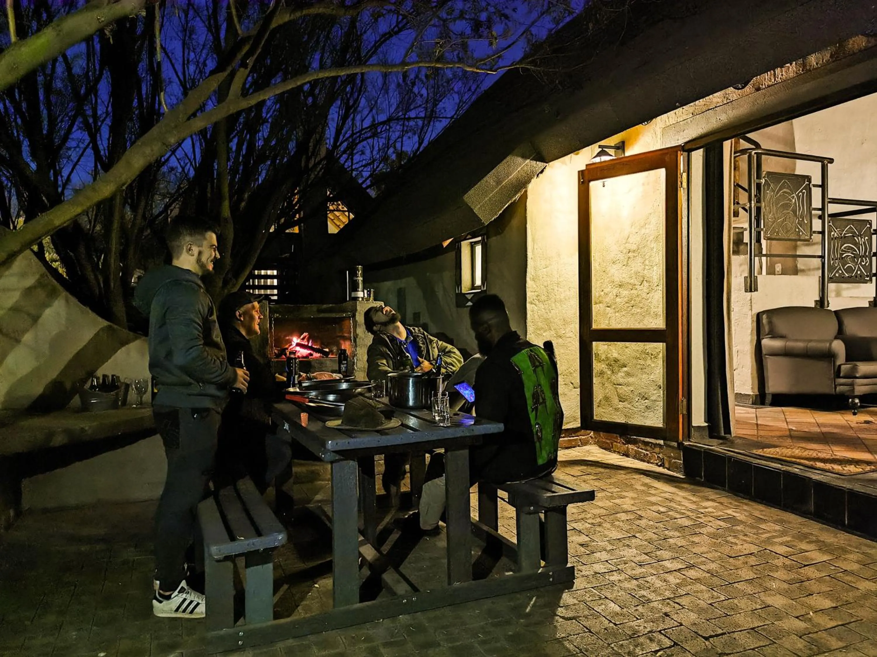 Patio in Umuzi Lodge