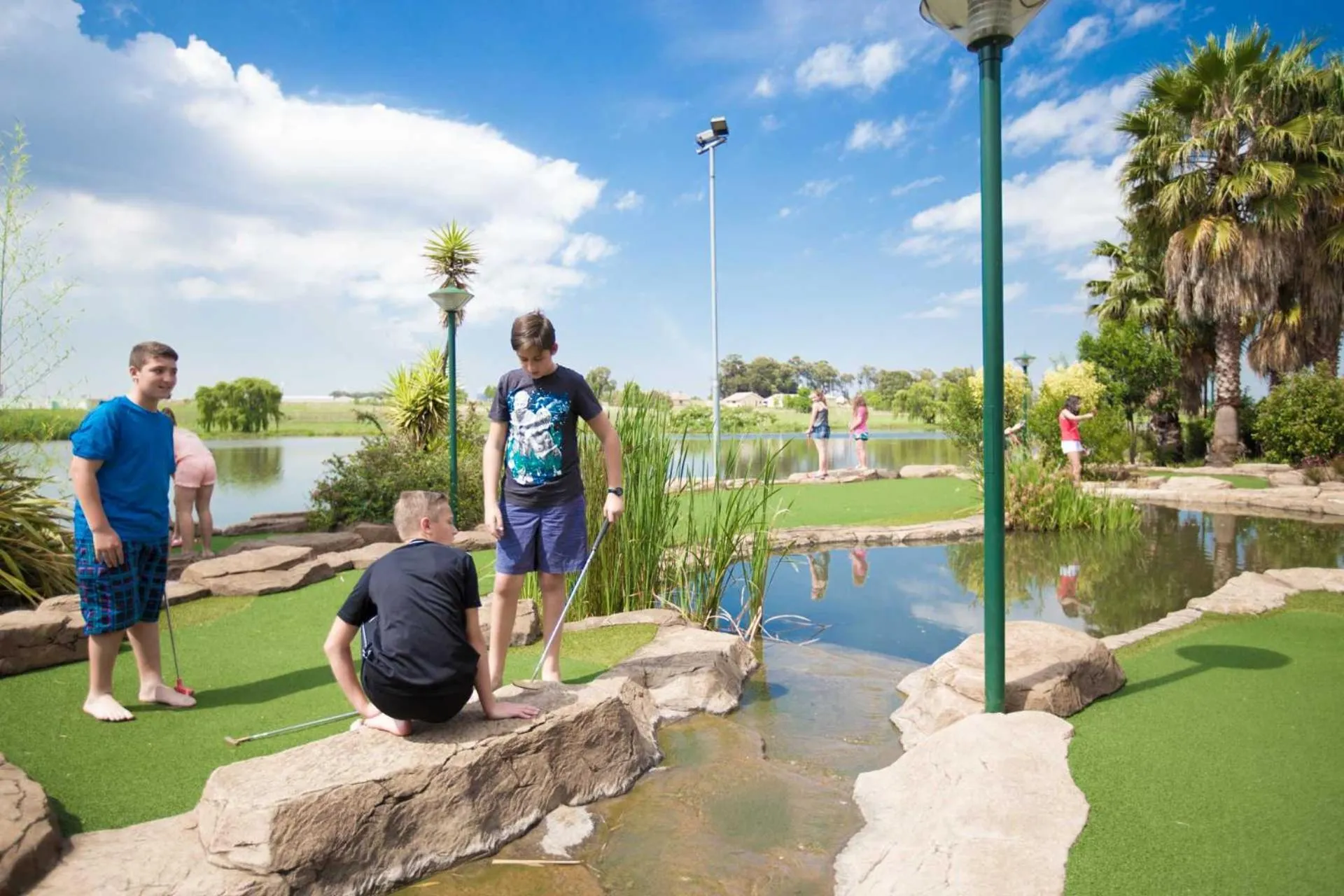 People in Umuzi Lodge