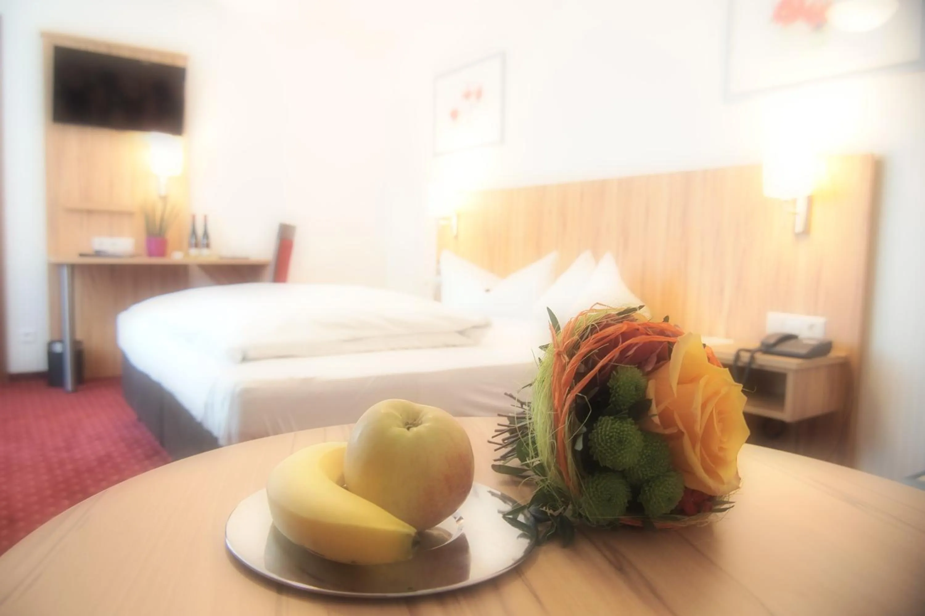 Photo of the whole room, Bed in Hotel am Bad