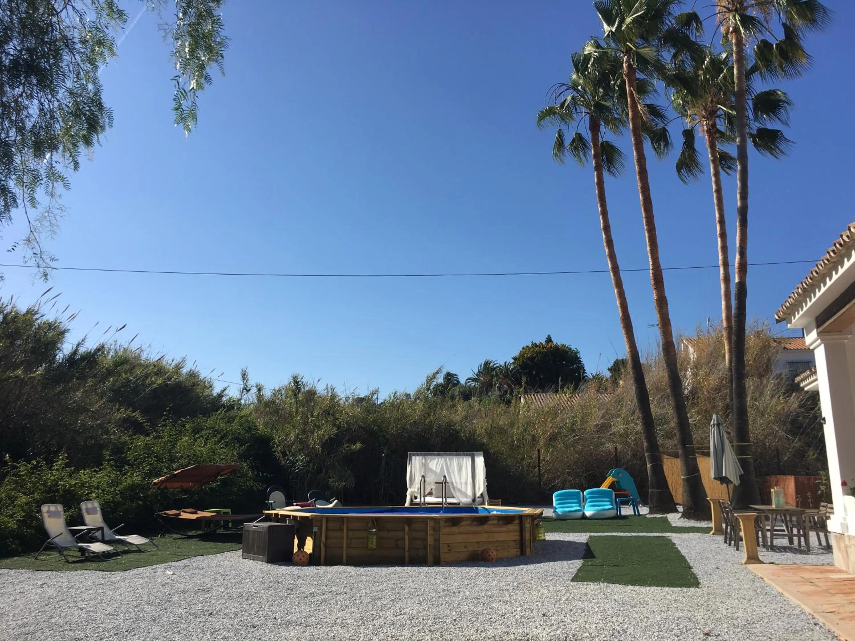 Pool view in Casa Rural Paloma