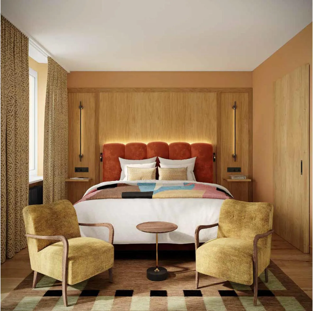 Bedroom, Bed in Hotel Alpina Luzern