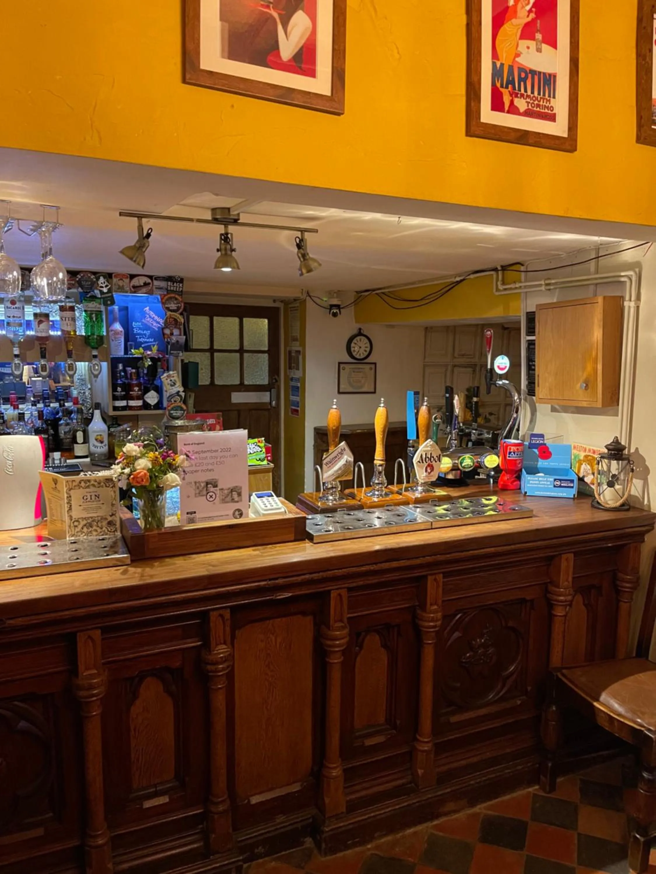 Lounge or bar in The Kings Arms (Scalford)