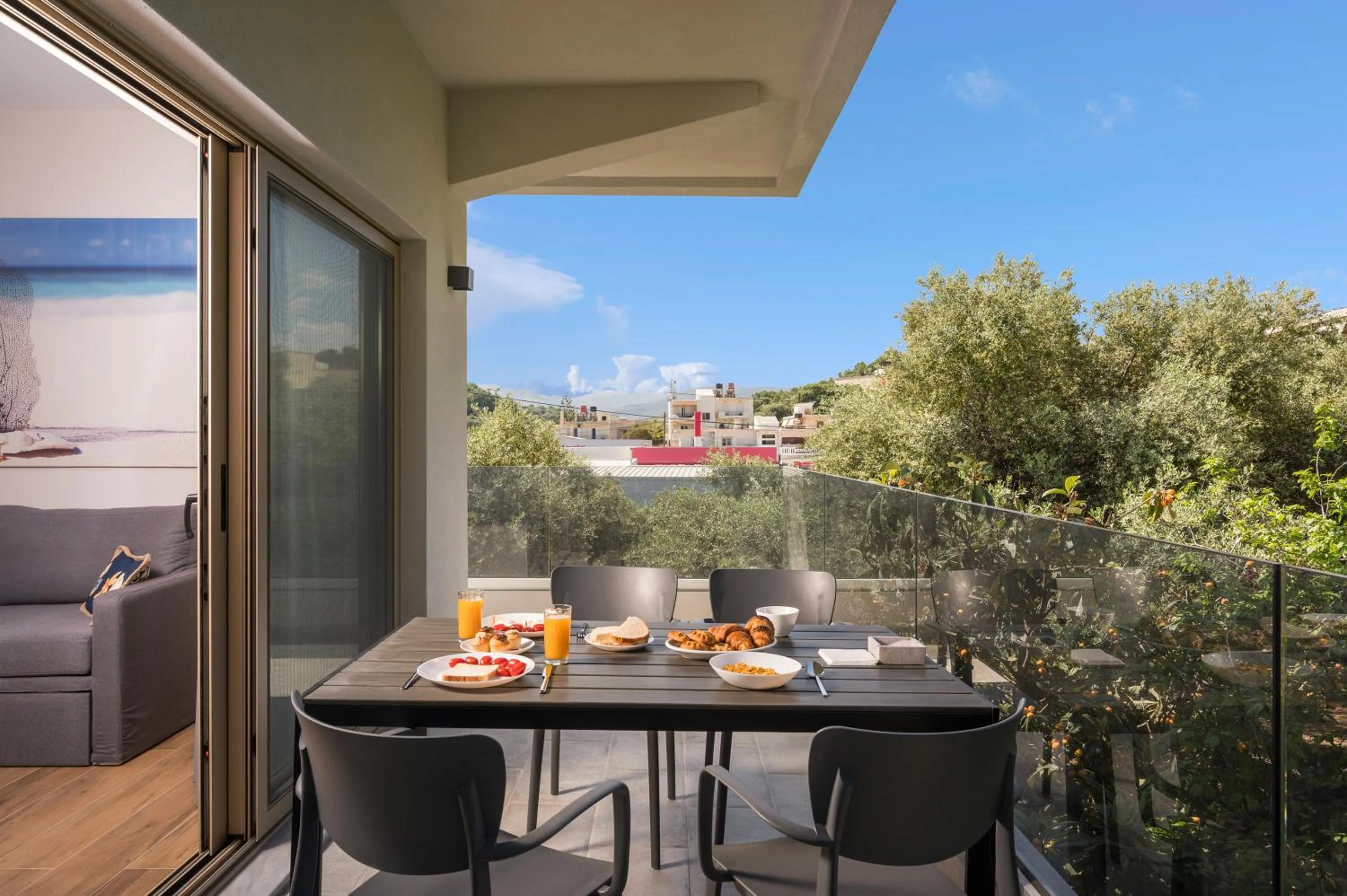 Garden in Aequor Luxury Rooms & Apartments