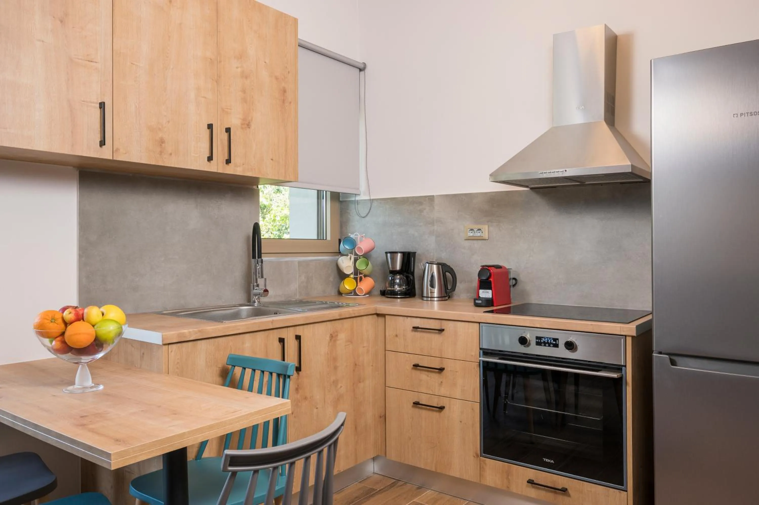 Kitchen or kitchenette in Aequor Luxury Rooms & Apartments