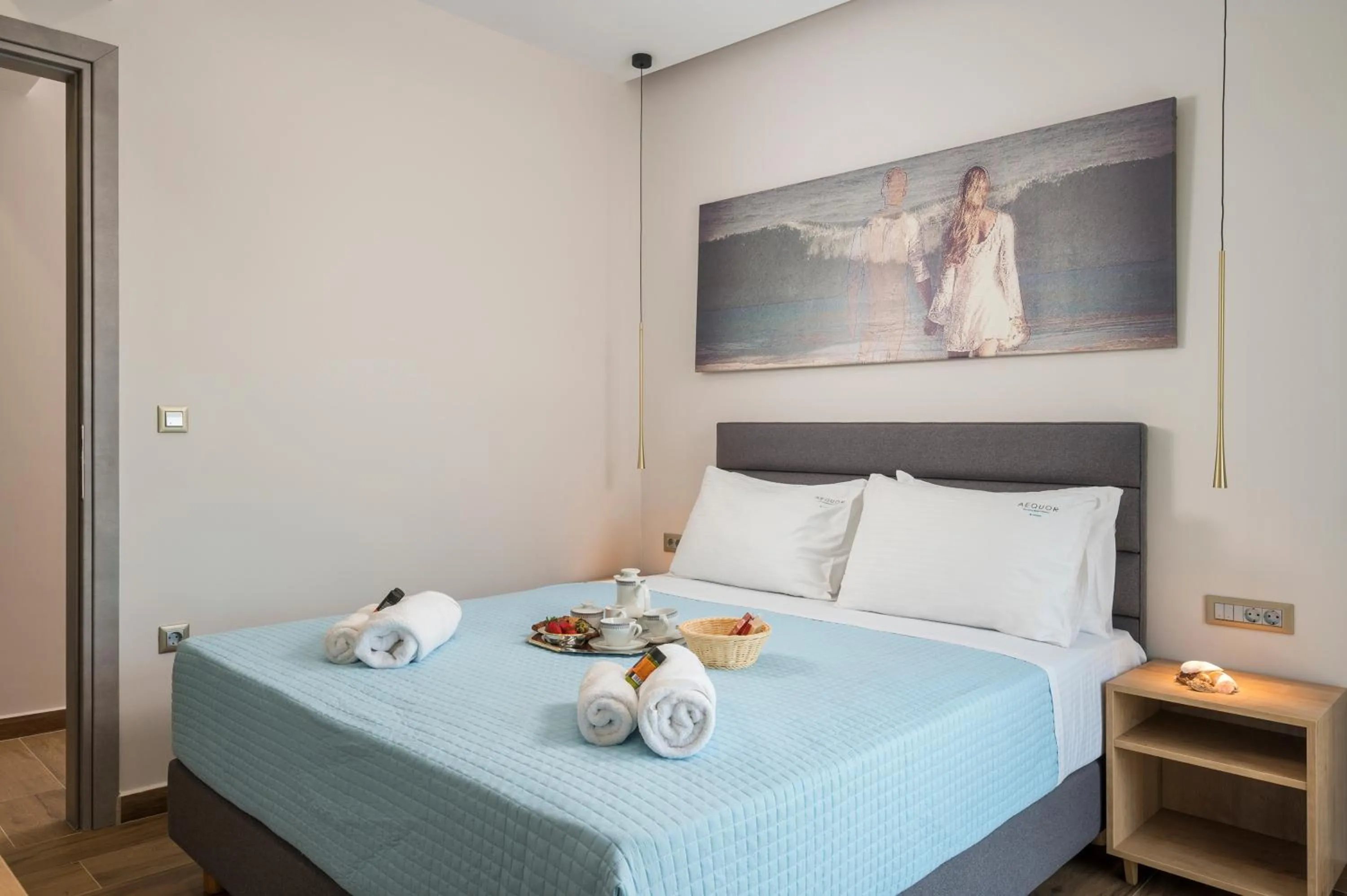 Bed in Aequor Luxury Rooms & Apartments