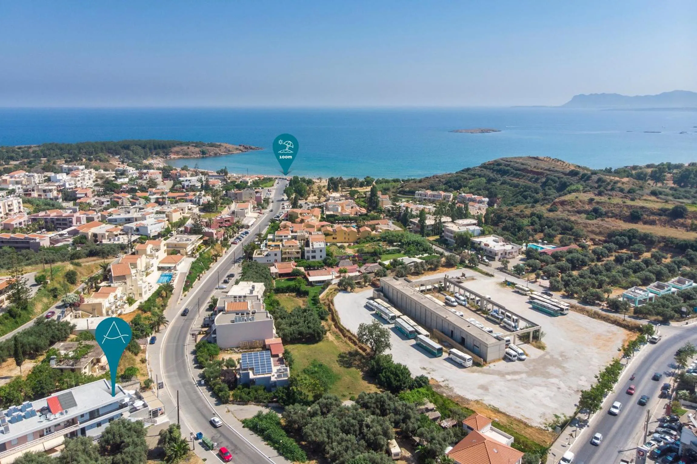 Bird's eye view in Aequor Luxury Rooms & Apartments