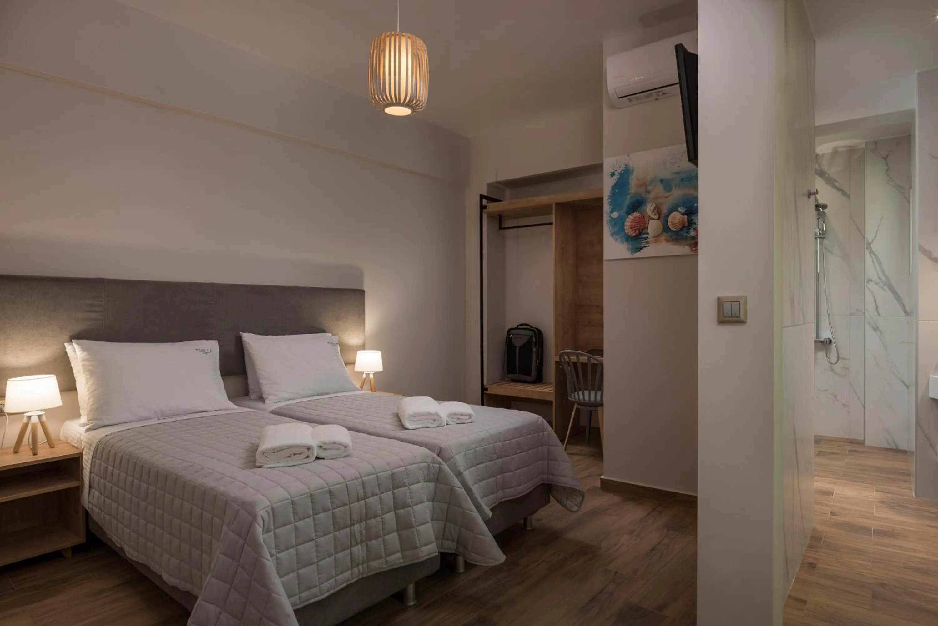 Bedroom, Bed in Aequor Luxury Rooms & Apartments