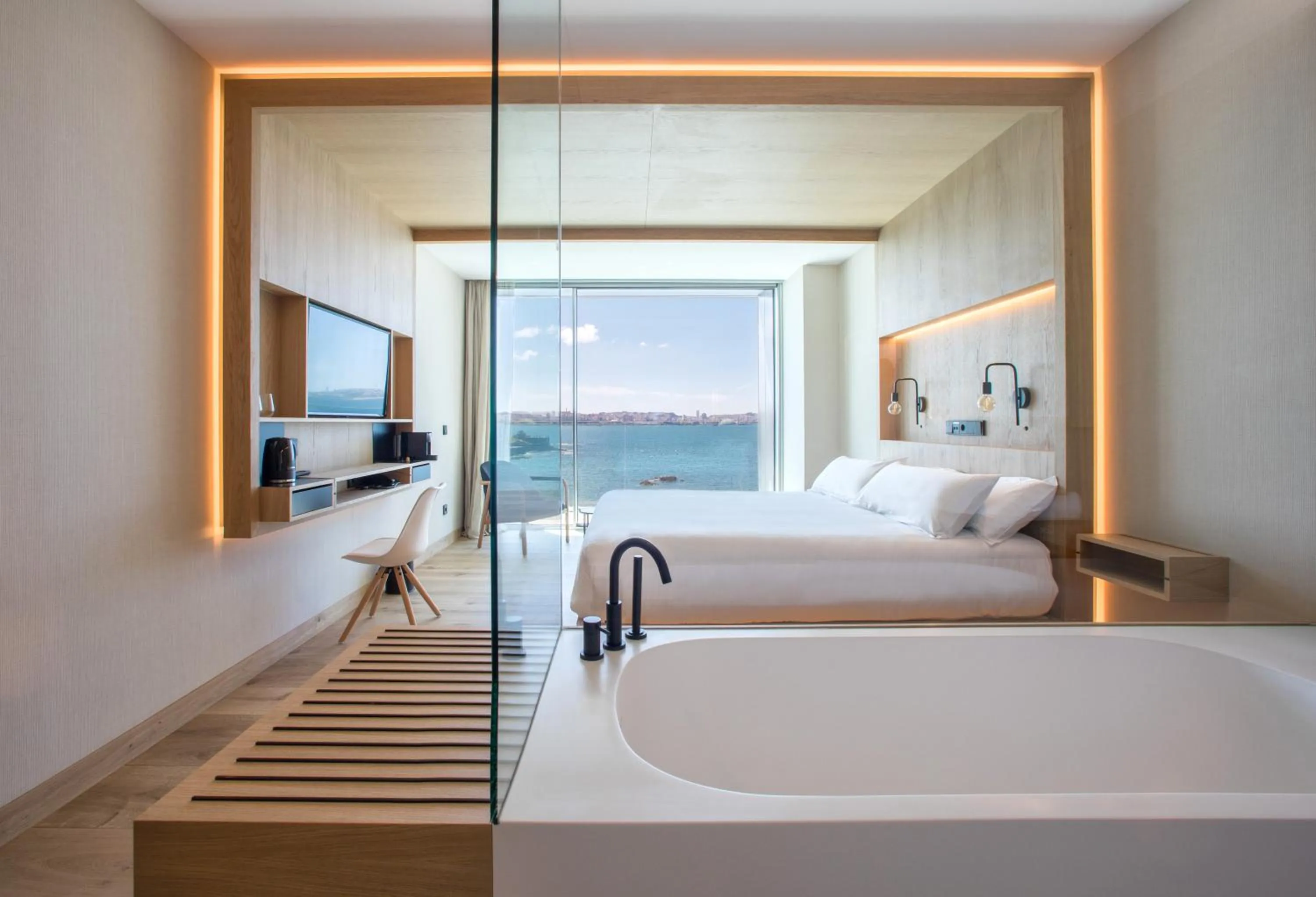Bathroom, Bed in Noa Boutique Hotel