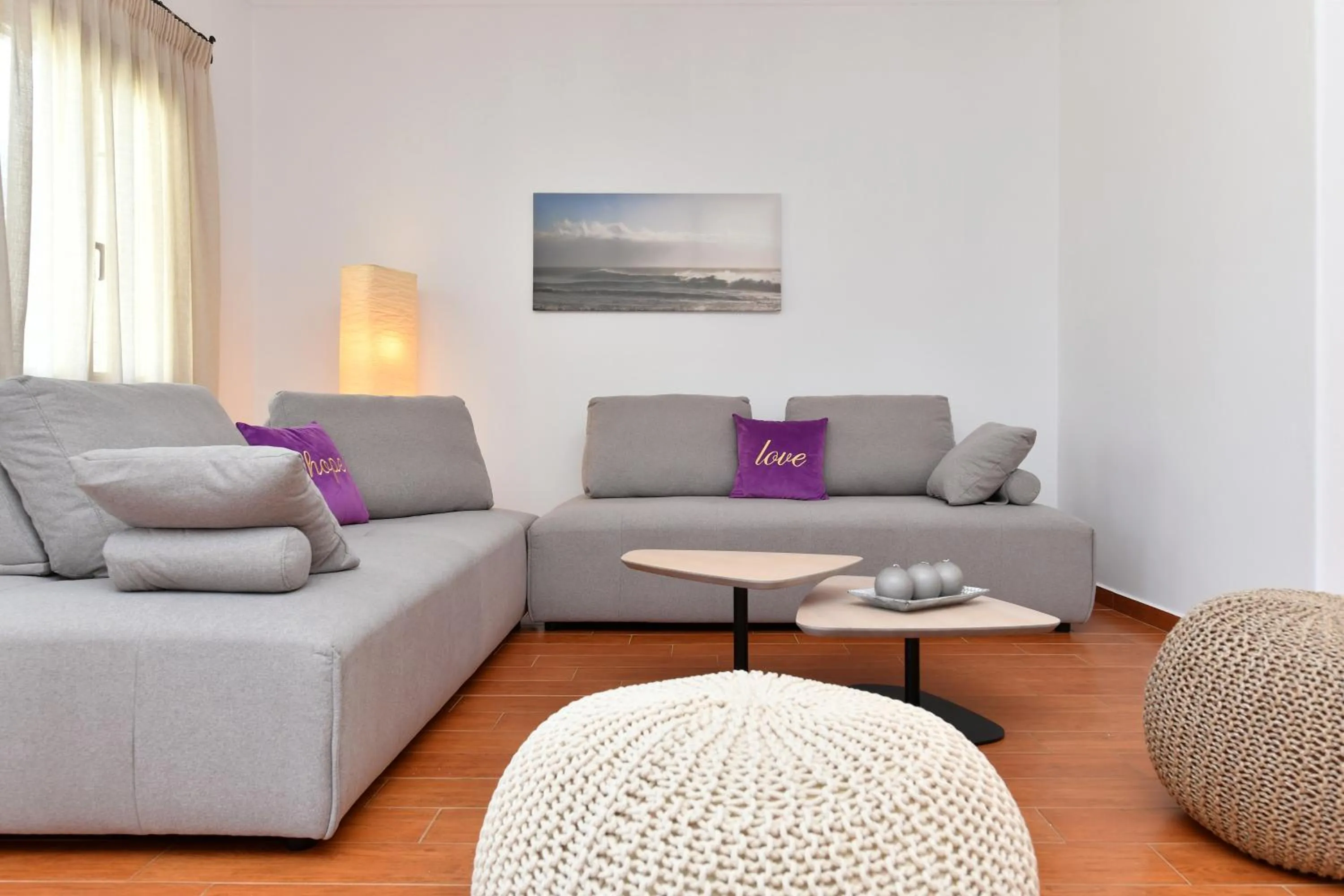 Living room in Villa Trifylia