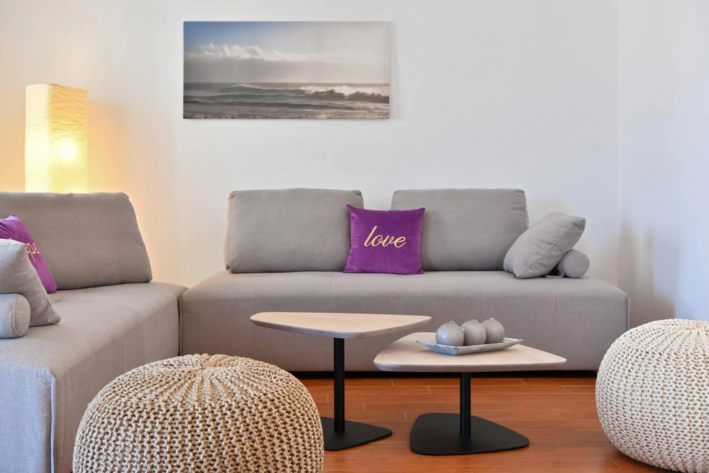 Seating area in Villa Trifylia