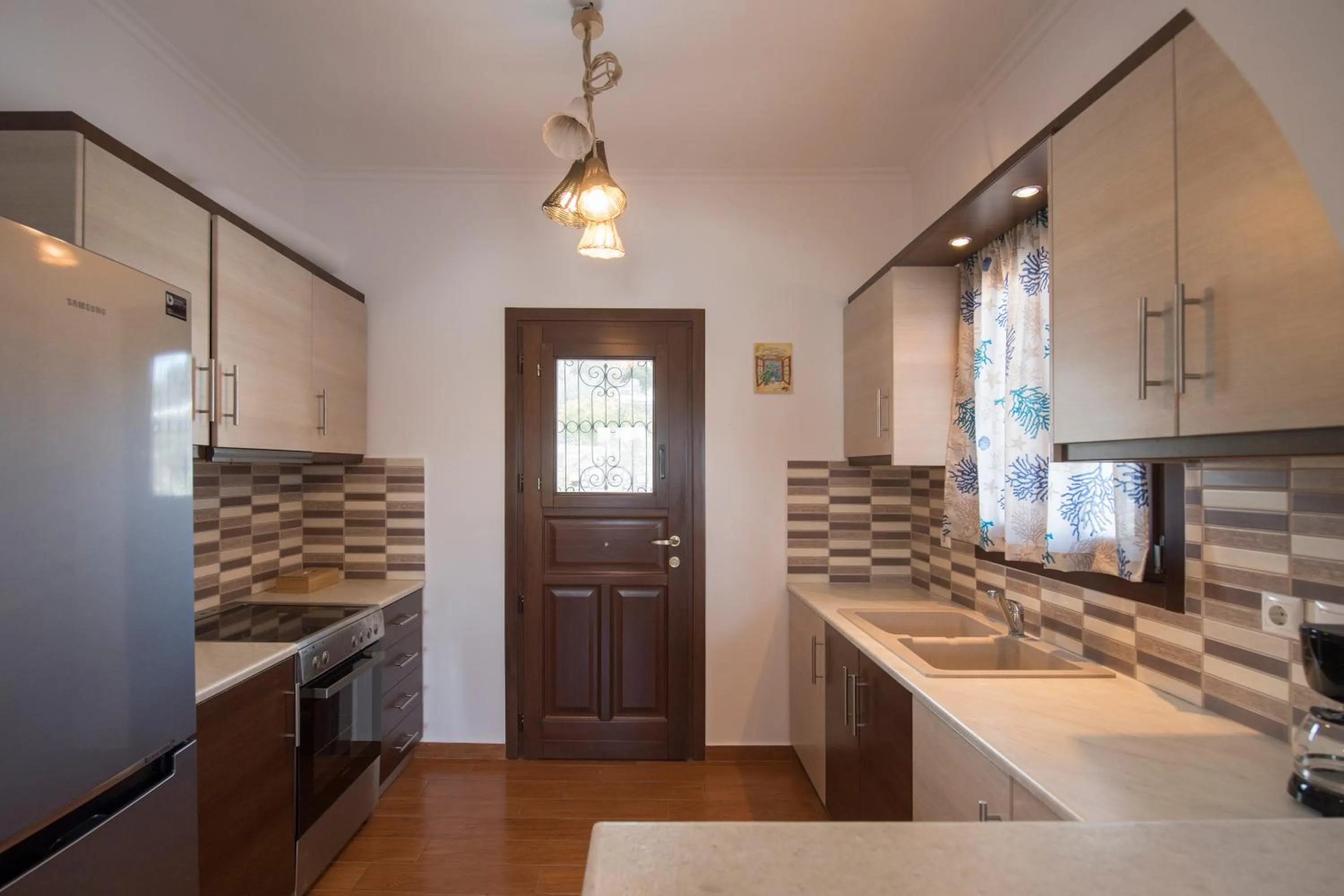 Kitchen or kitchenette in Villa Trifylia