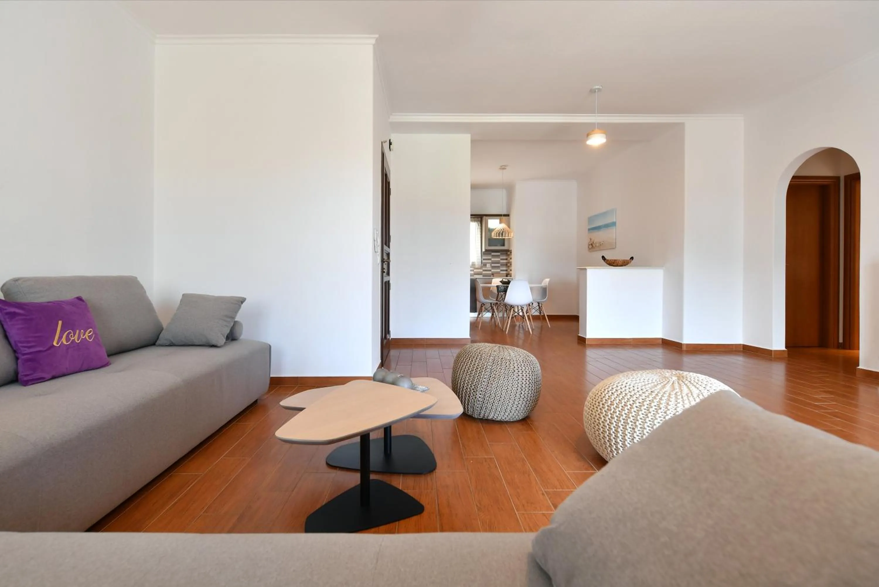 Seating area in Villa Trifylia