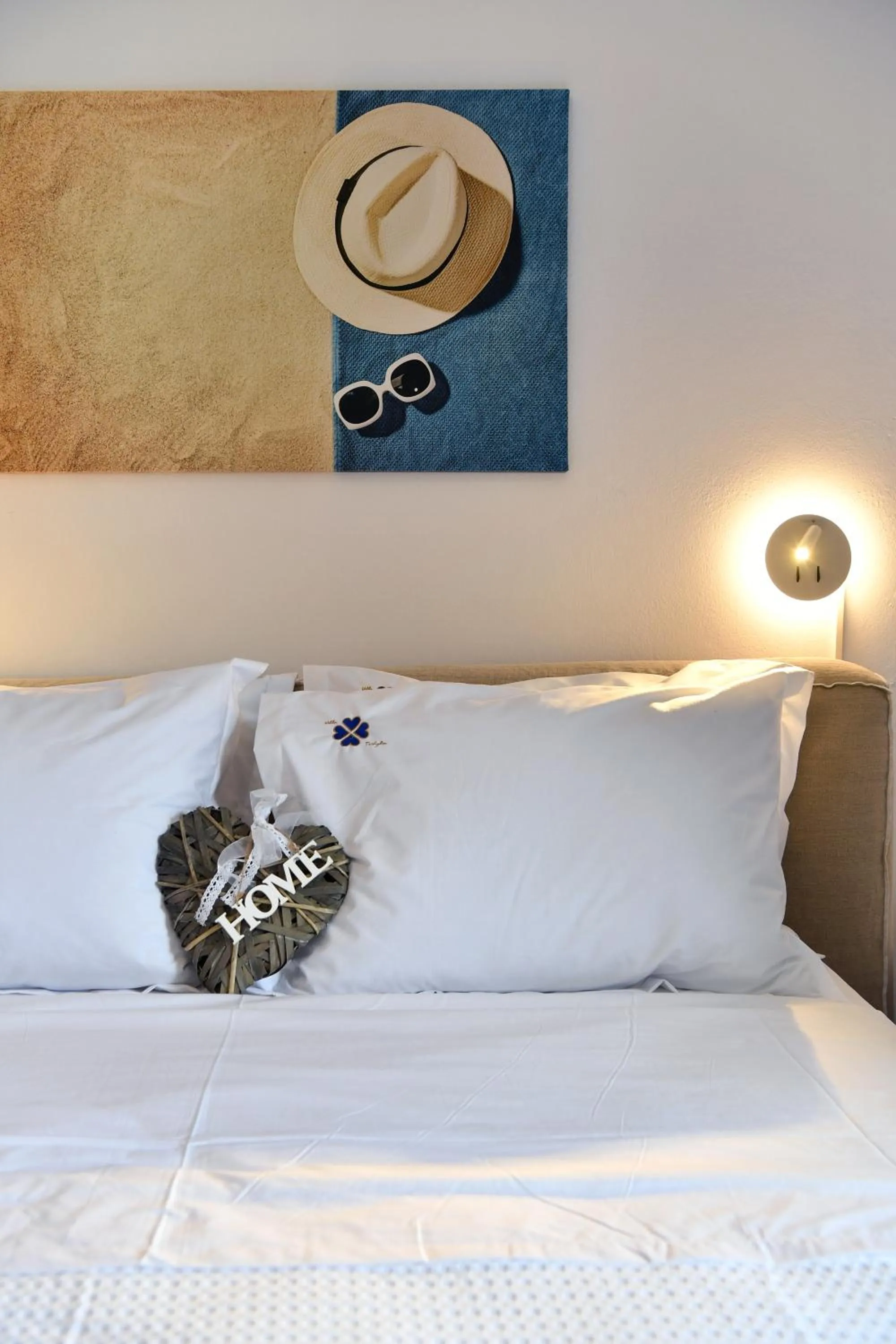 Bedroom, Bed in Villa Trifylia