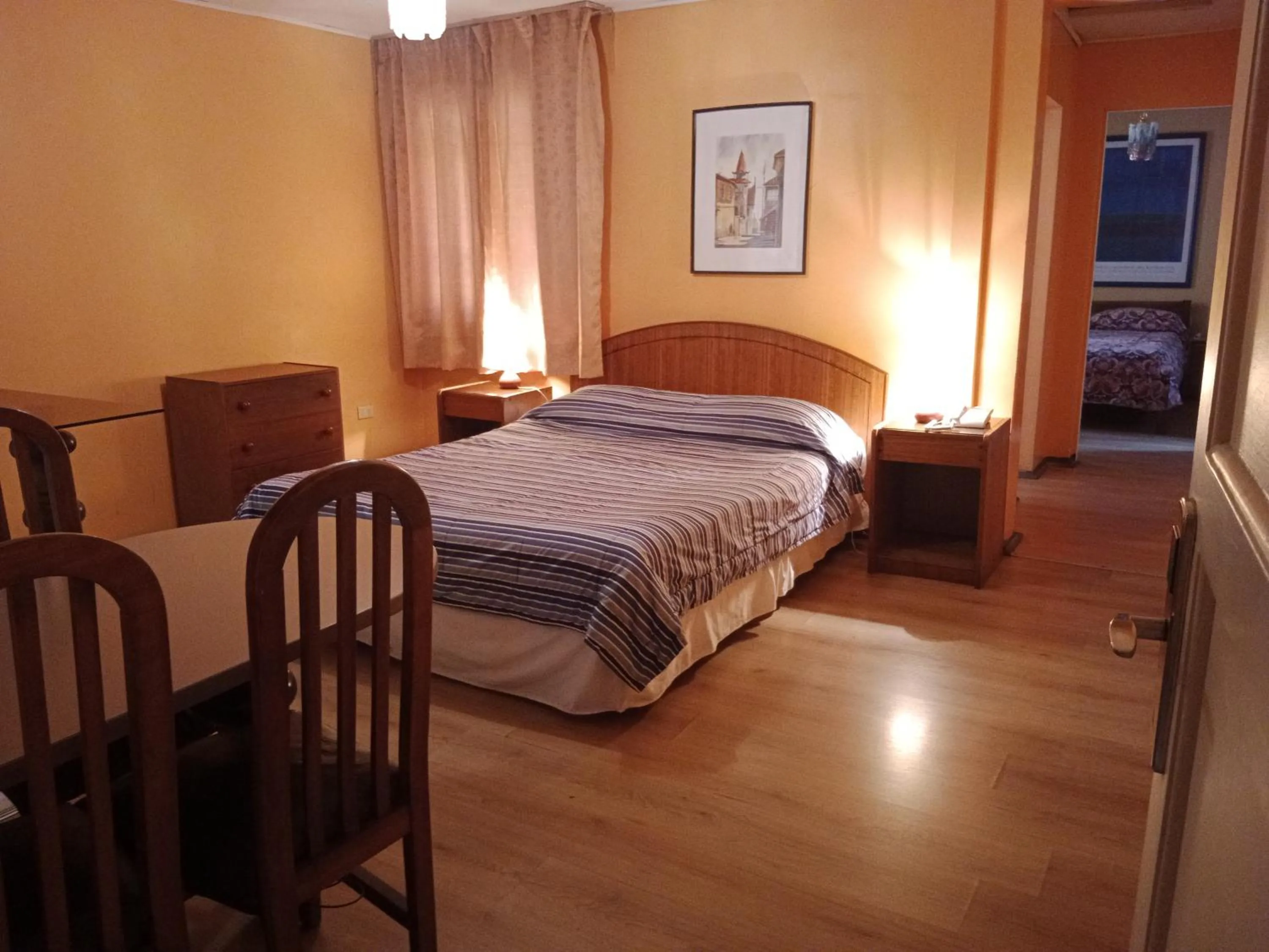 Bed in Aquamarina Apart Hotel