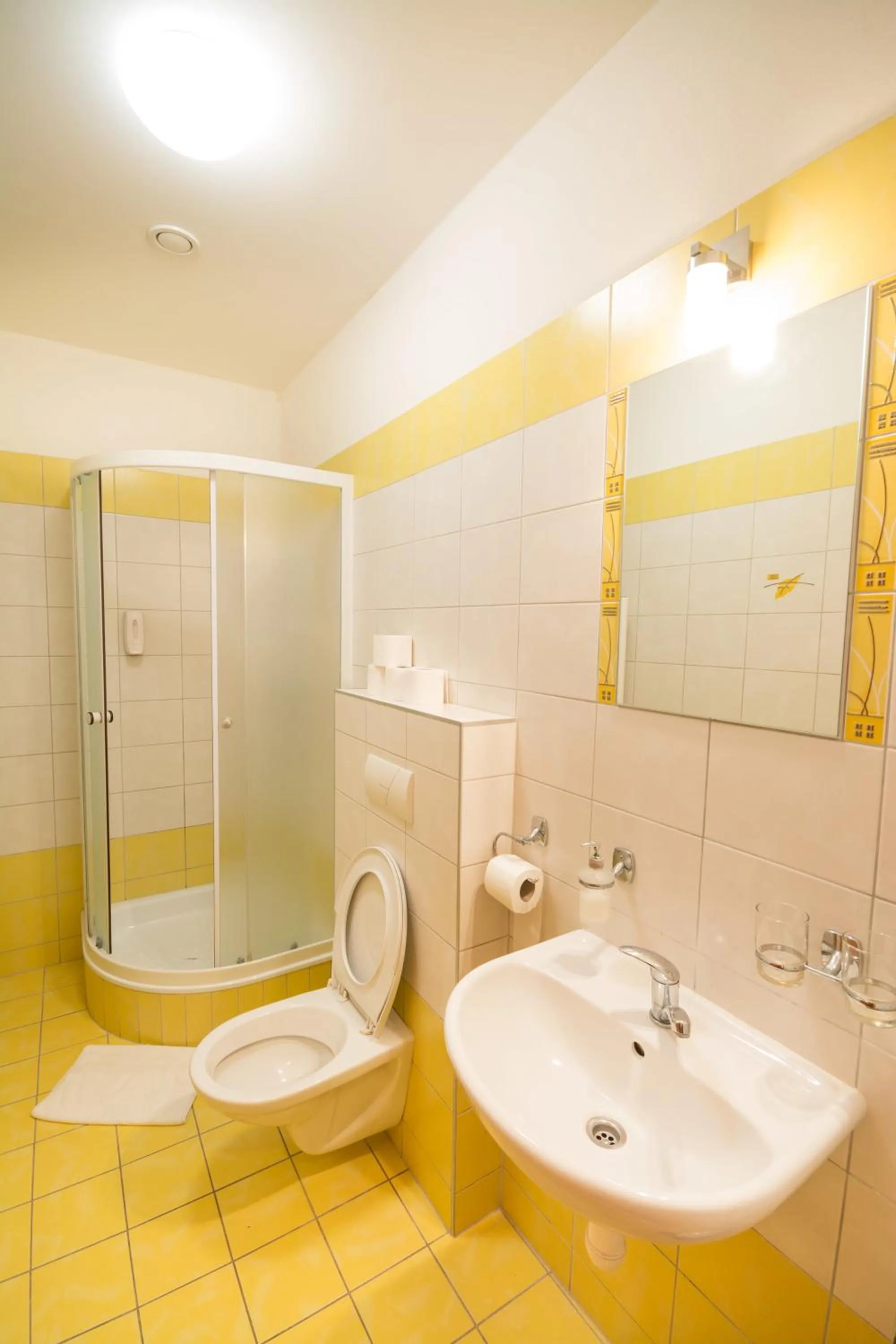 Shower in Hotel Na Kocandě