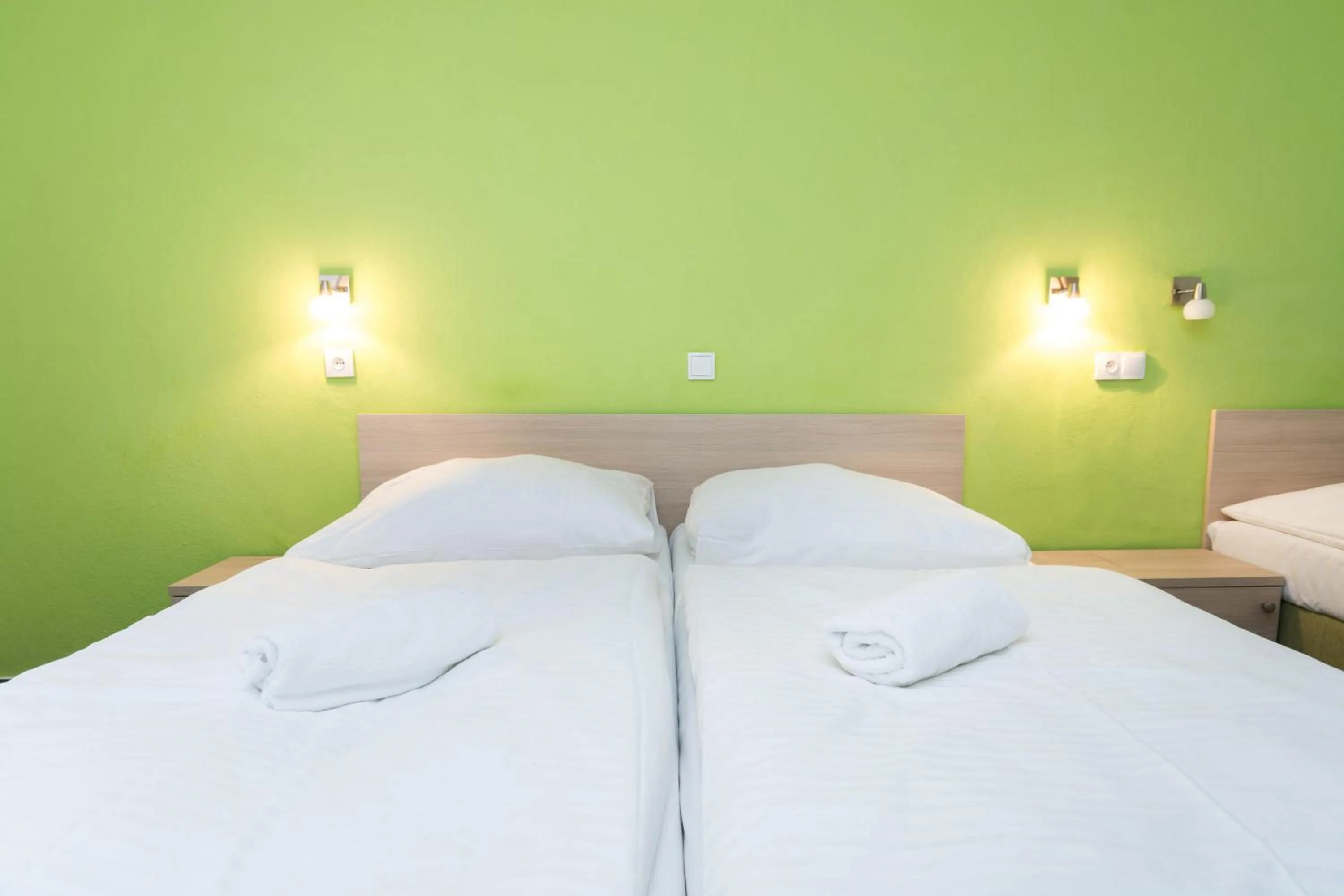 Bed in Hotel Na Kocandě