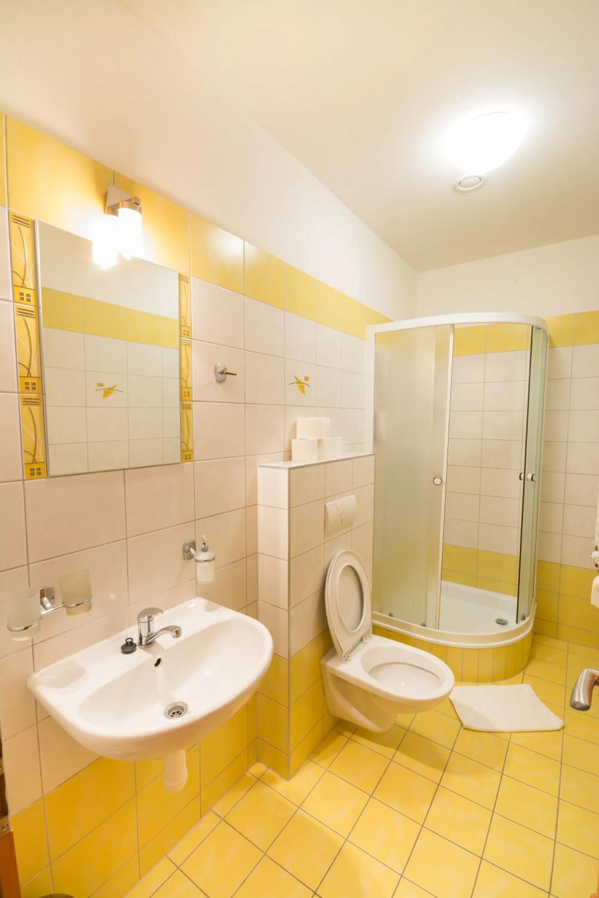 Shower in Hotel Na Kocandě