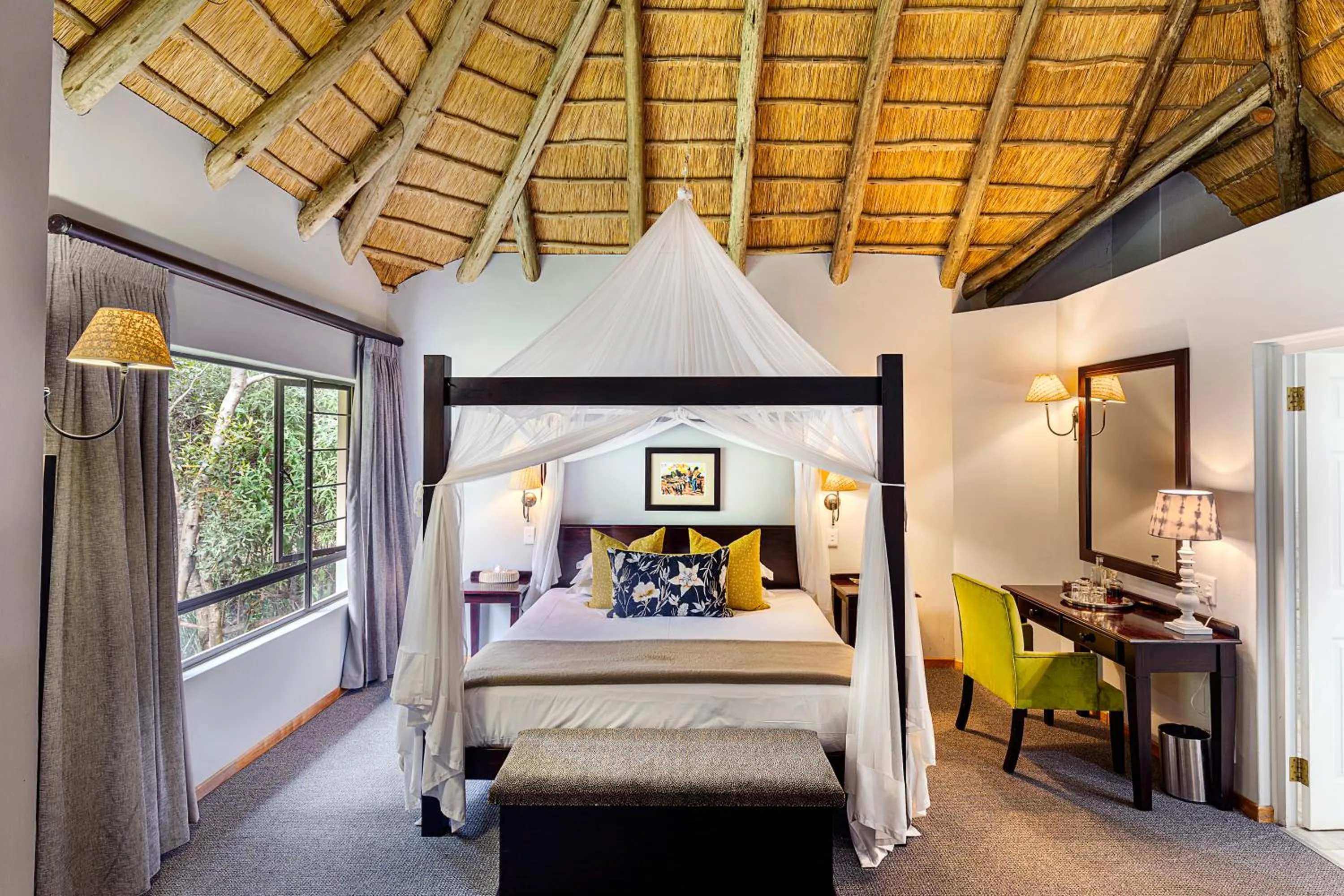 Bedroom, Bed in Cavern Resort & Spa