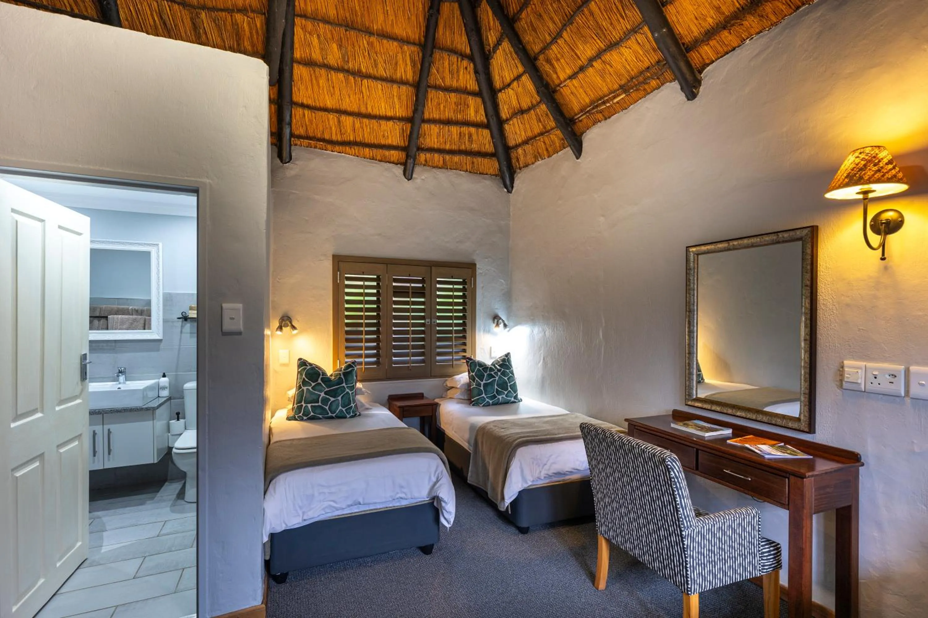 Bed in Cavern Resort & Spa