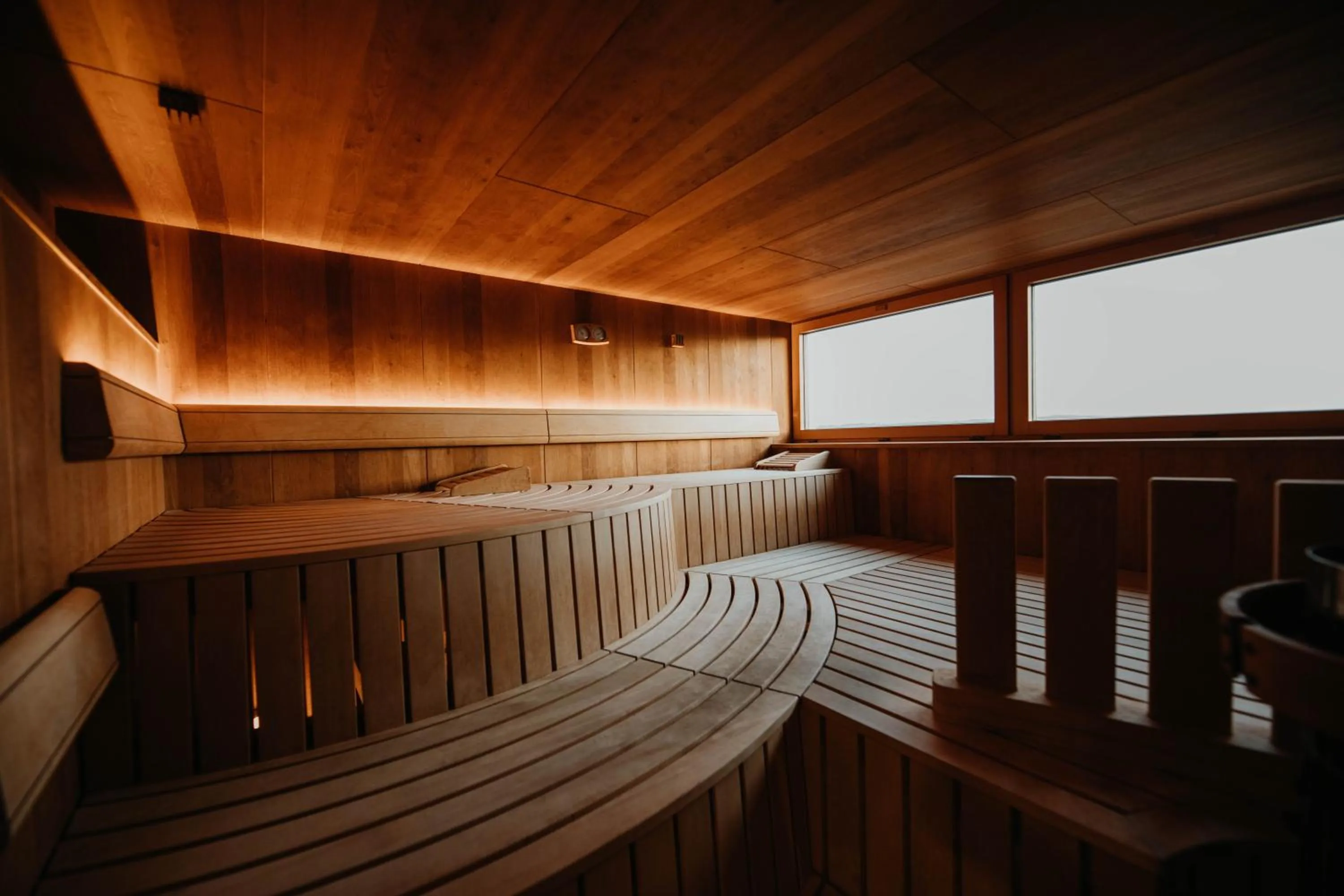 Sauna in Sonnenhotel Weingut Römmert Spa und Wellness