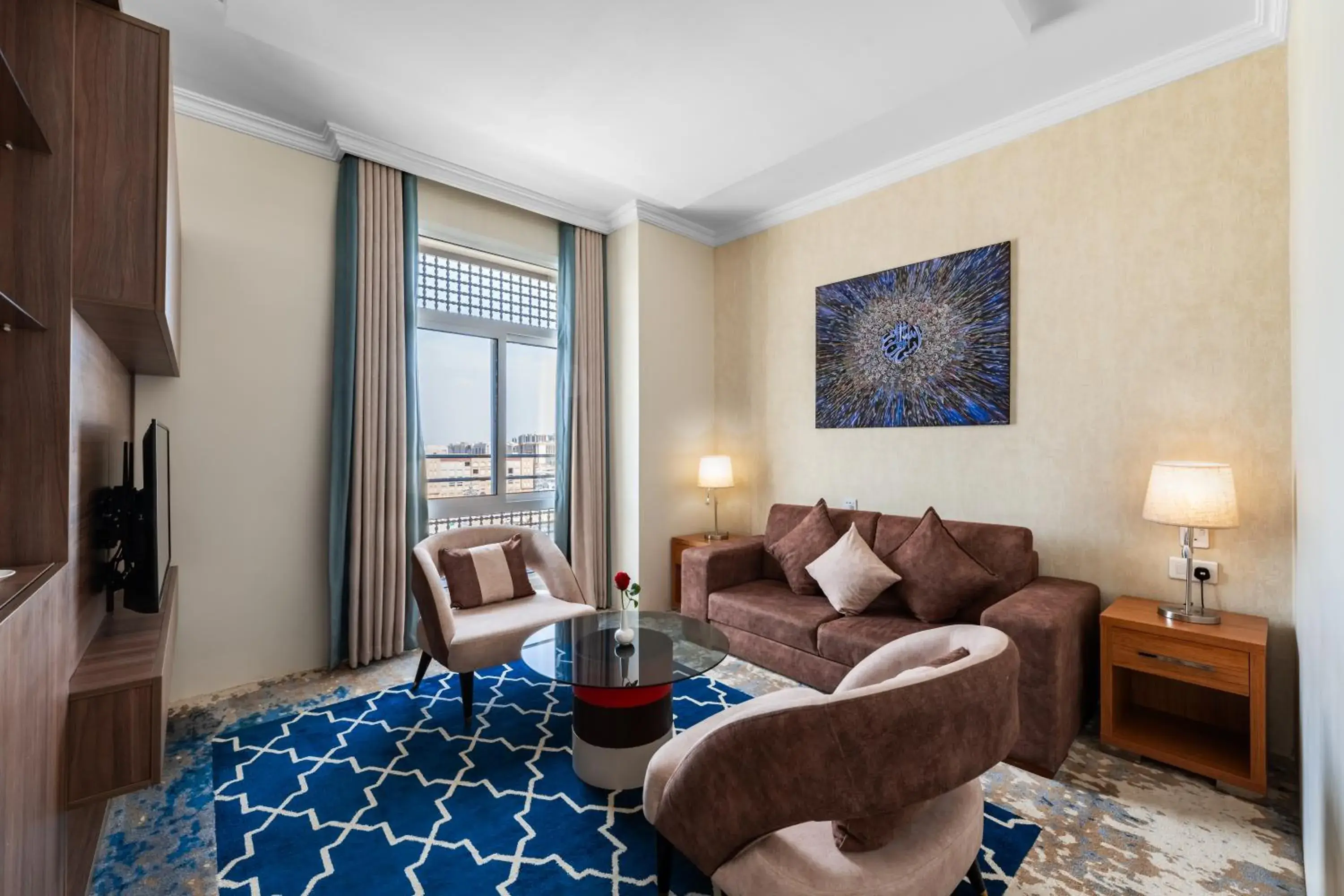 Junior King Suite with Haram View in Tulip Inn Al Daar Rawafid Junior King Suite with Haram View in Tulip Inn Al Daar Rawafid