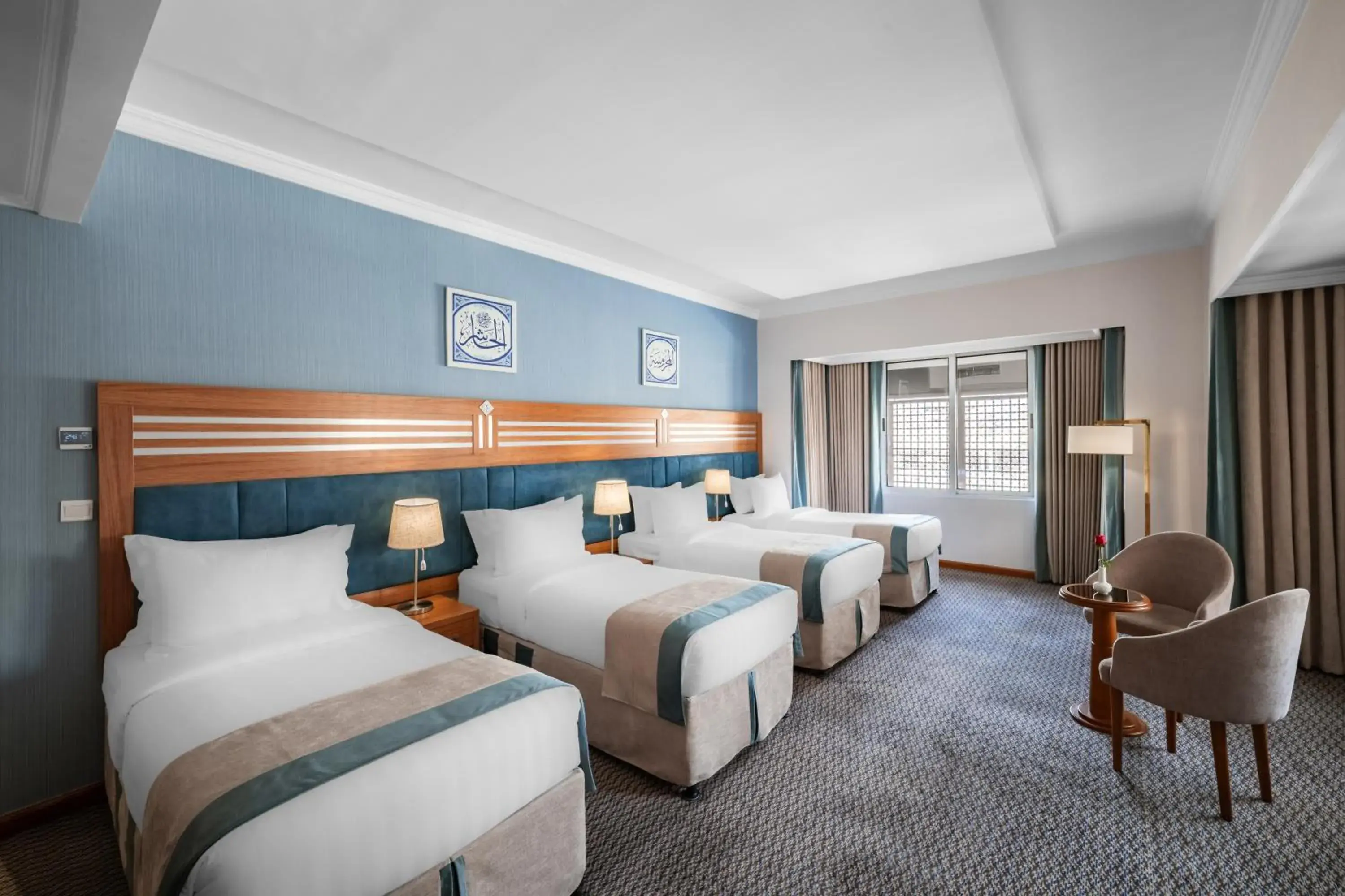 Standard Quadruple Room with Haram View in Tulip Inn Al Daar Rawafid Standard Quadruple Room with Haram View in Tulip Inn Al Daar Rawafid