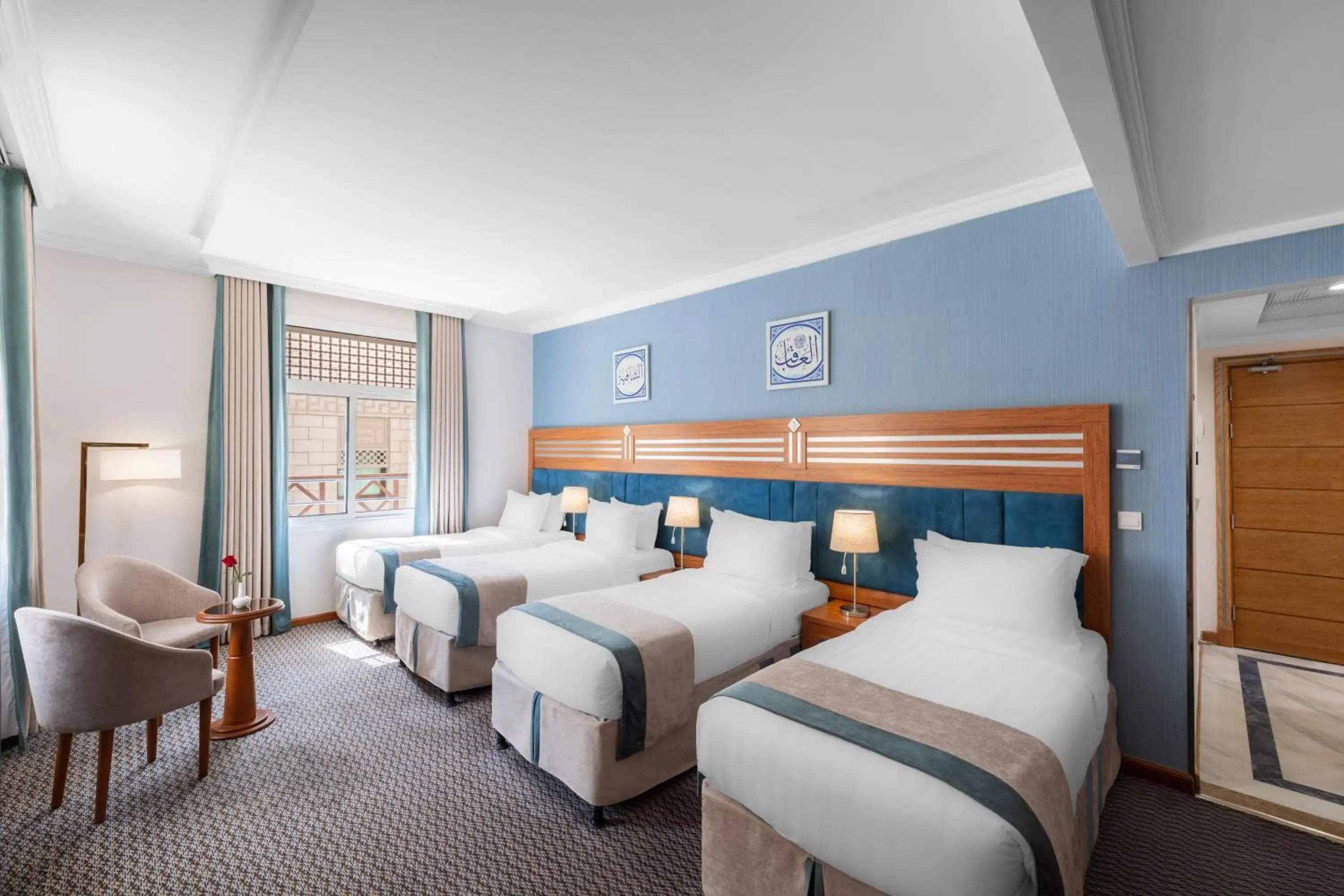 Standard Quadruple Room with City View in Tulip Inn Al Daar Rawafid Standard Quadruple Room with City View in Tulip Inn Al Daar Rawafid