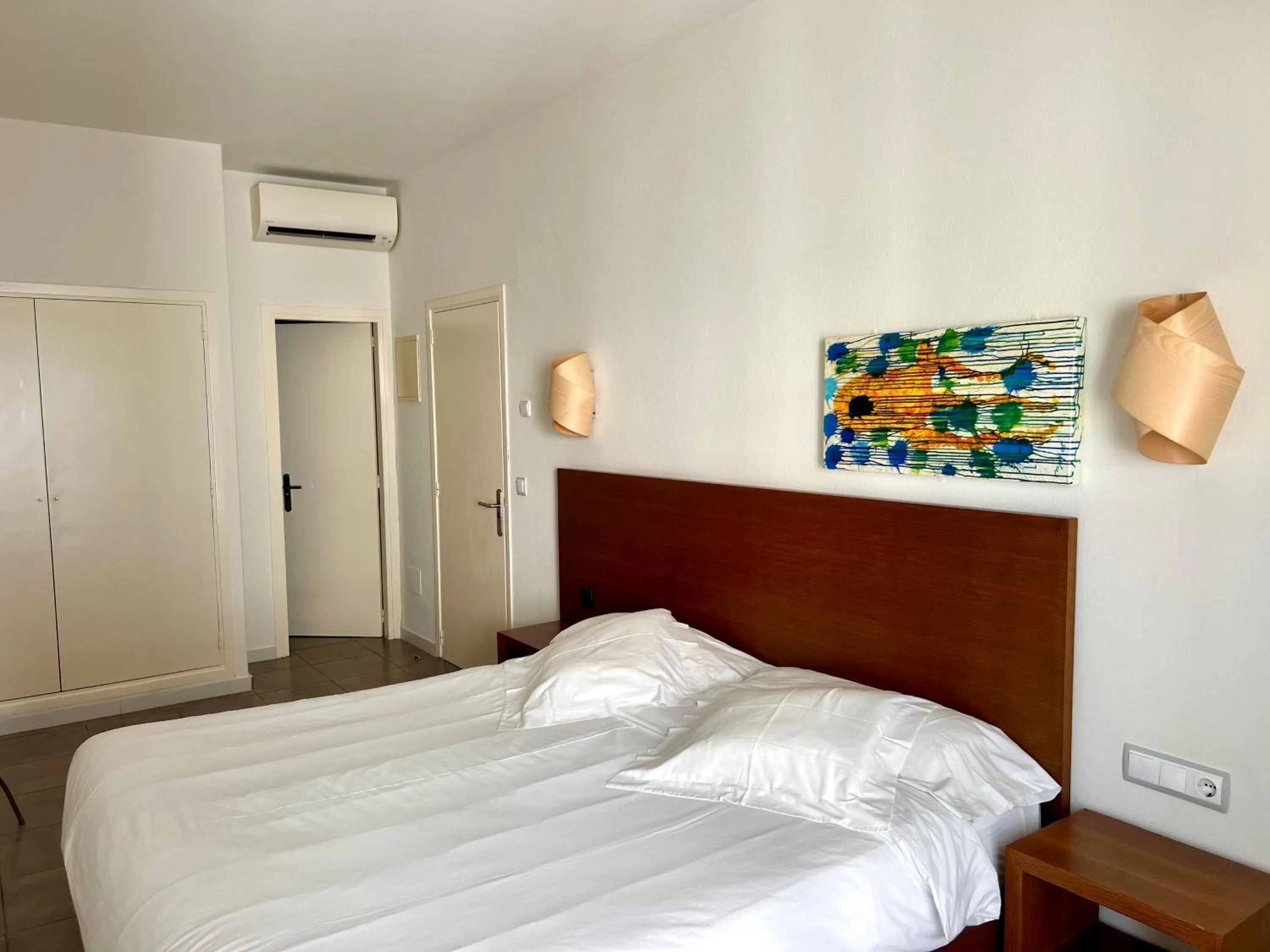 Bed in Es Mitjorn Hotel