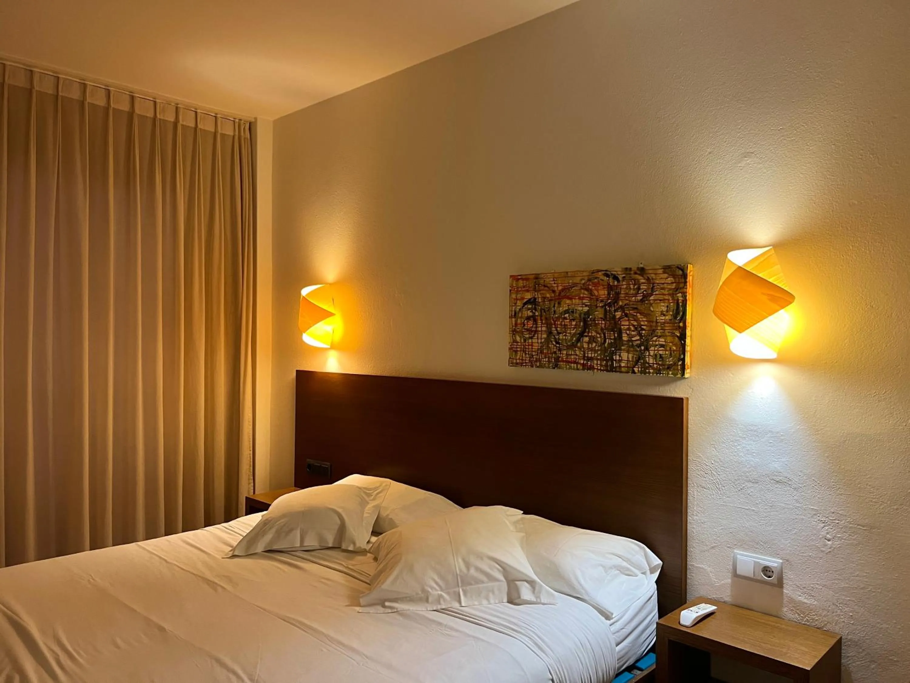 Bed in Es Mitjorn Hotel