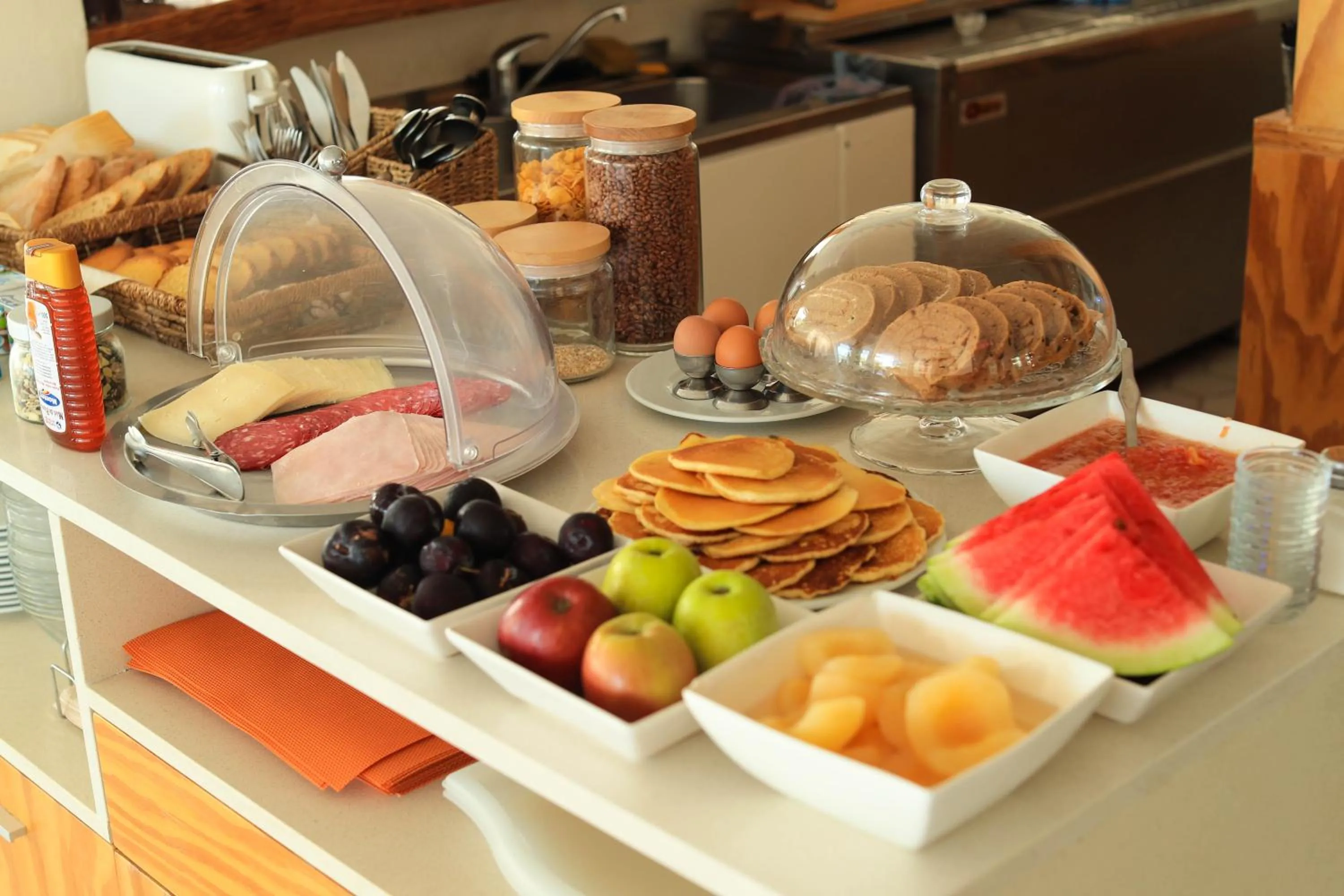 Continental breakfast in Es Mitjorn Hotel