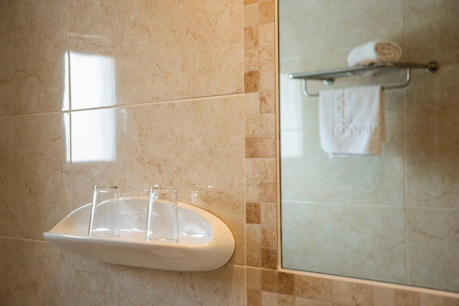 Bathroom in Hostal Mar y Huerta