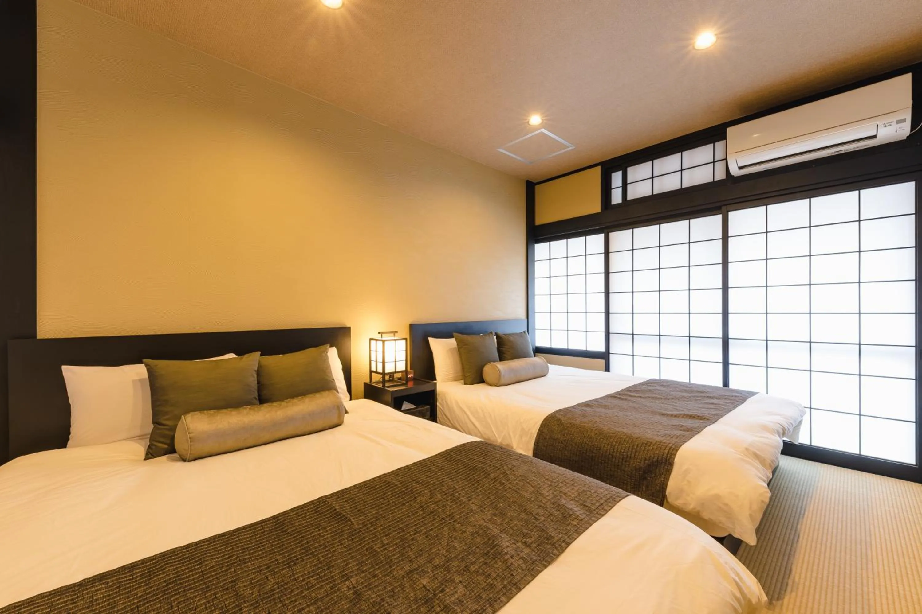 Bed in Fuji Heights Hotel