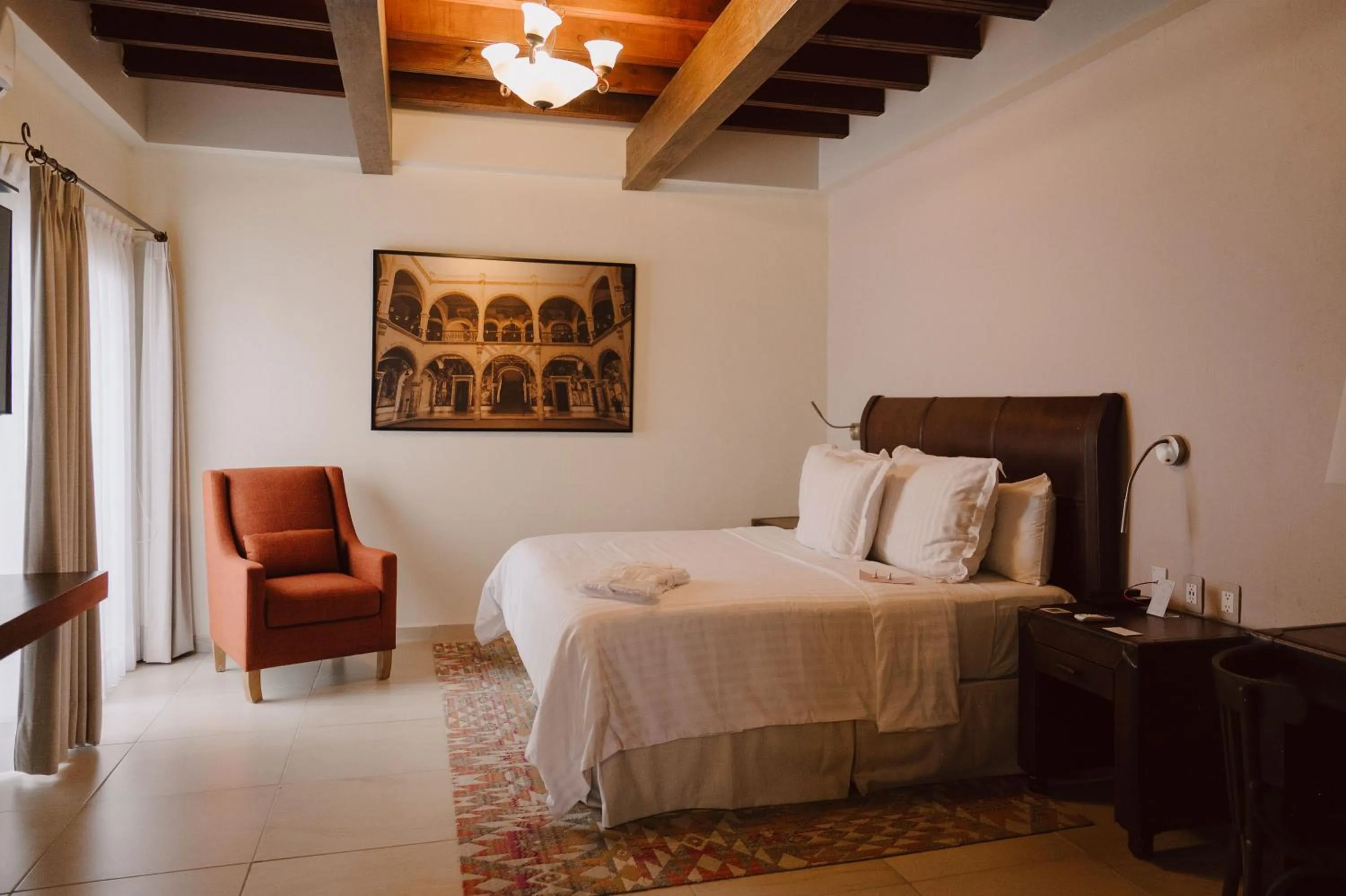 Bed in Hotel Hacienda la Venta