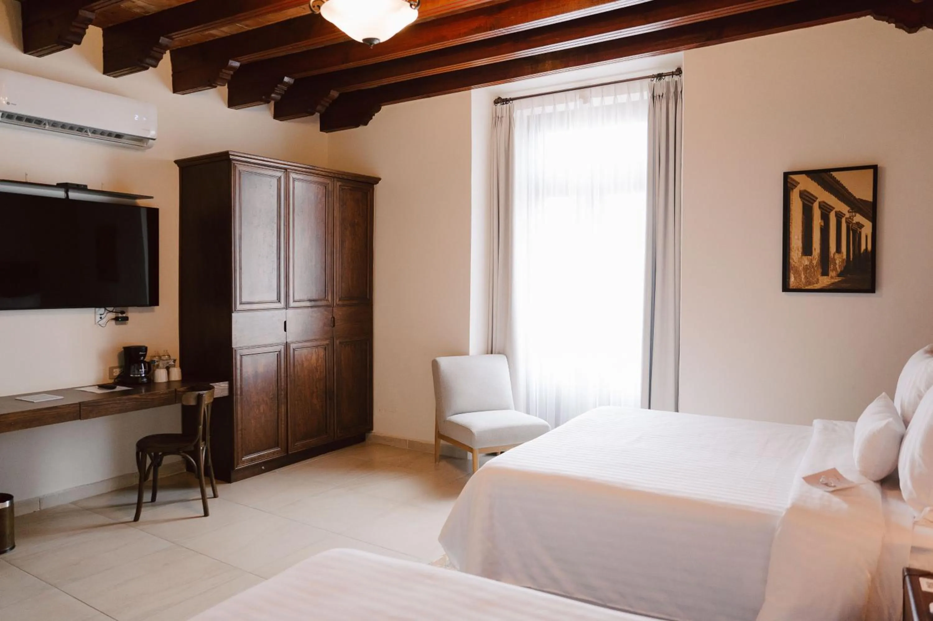 Bed in Hotel Hacienda la Venta